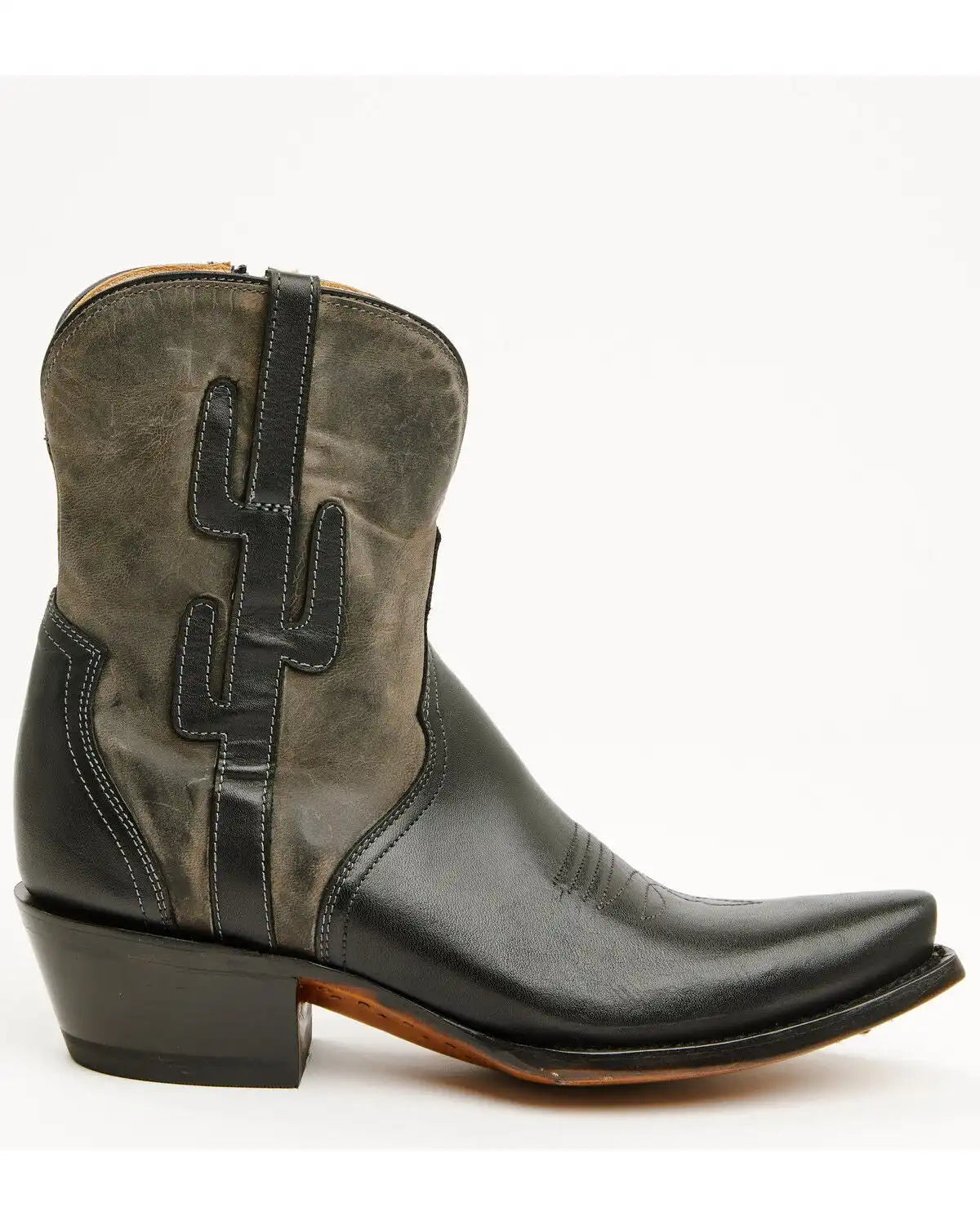 Lucchese Women's Cactus Western Booties - Snip Toe