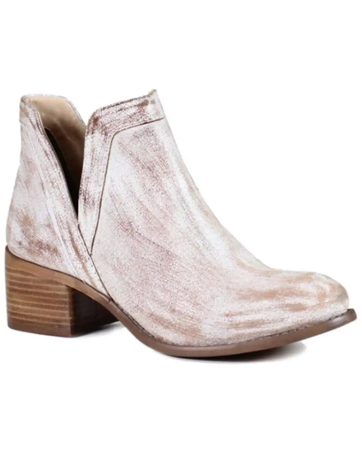 Diba True Women's Work Nerd Booties - Round Toe