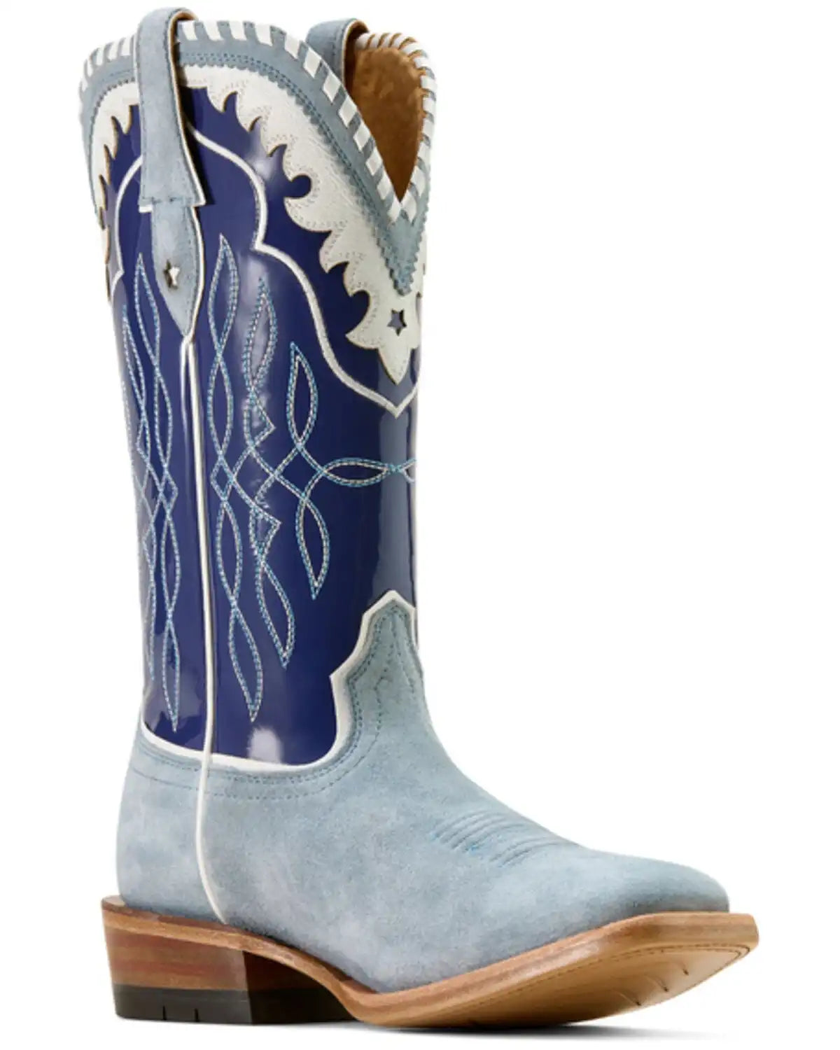 Ariat Women's Riata Suede Western Boots - Broad Square Toe