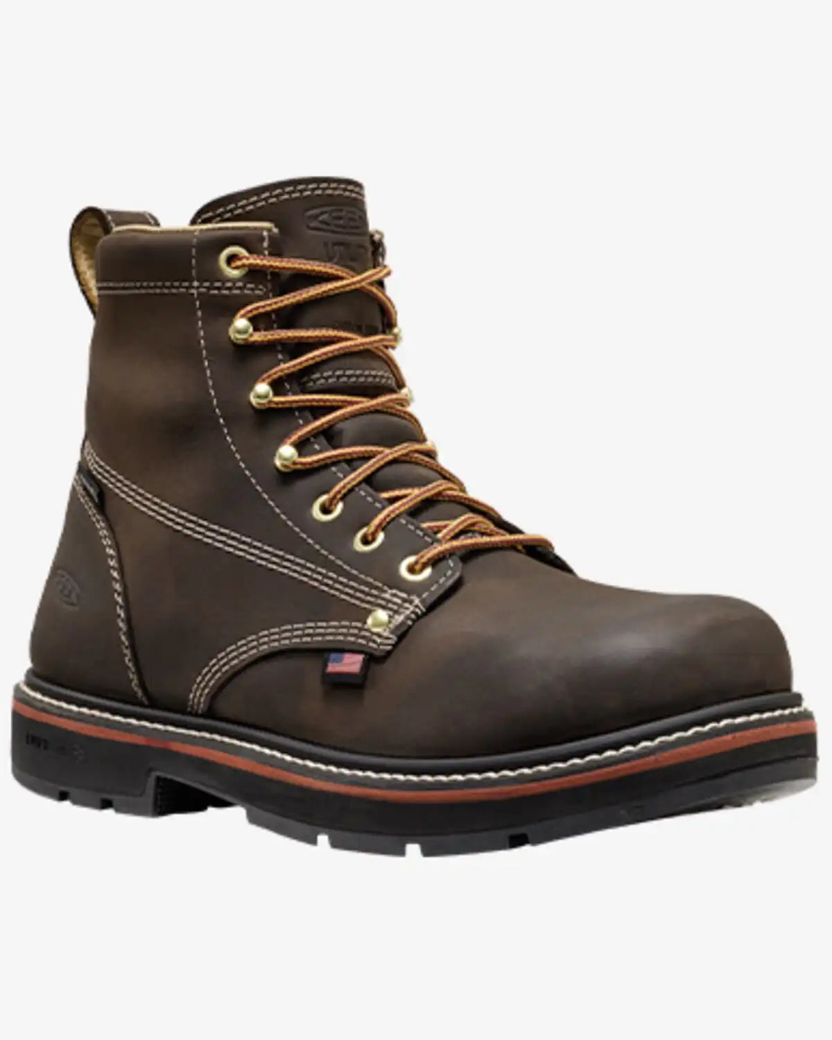 Keen Men's 6" Liberty Waterproof 90° Heel Work Boots - Carbon Toe