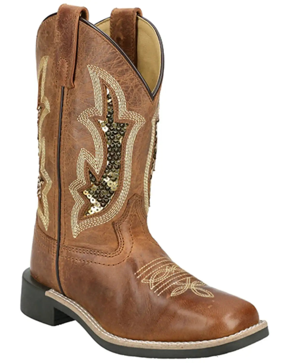 Smoky Mountain Girls' Nevada Western Boots - Broad Square Toe