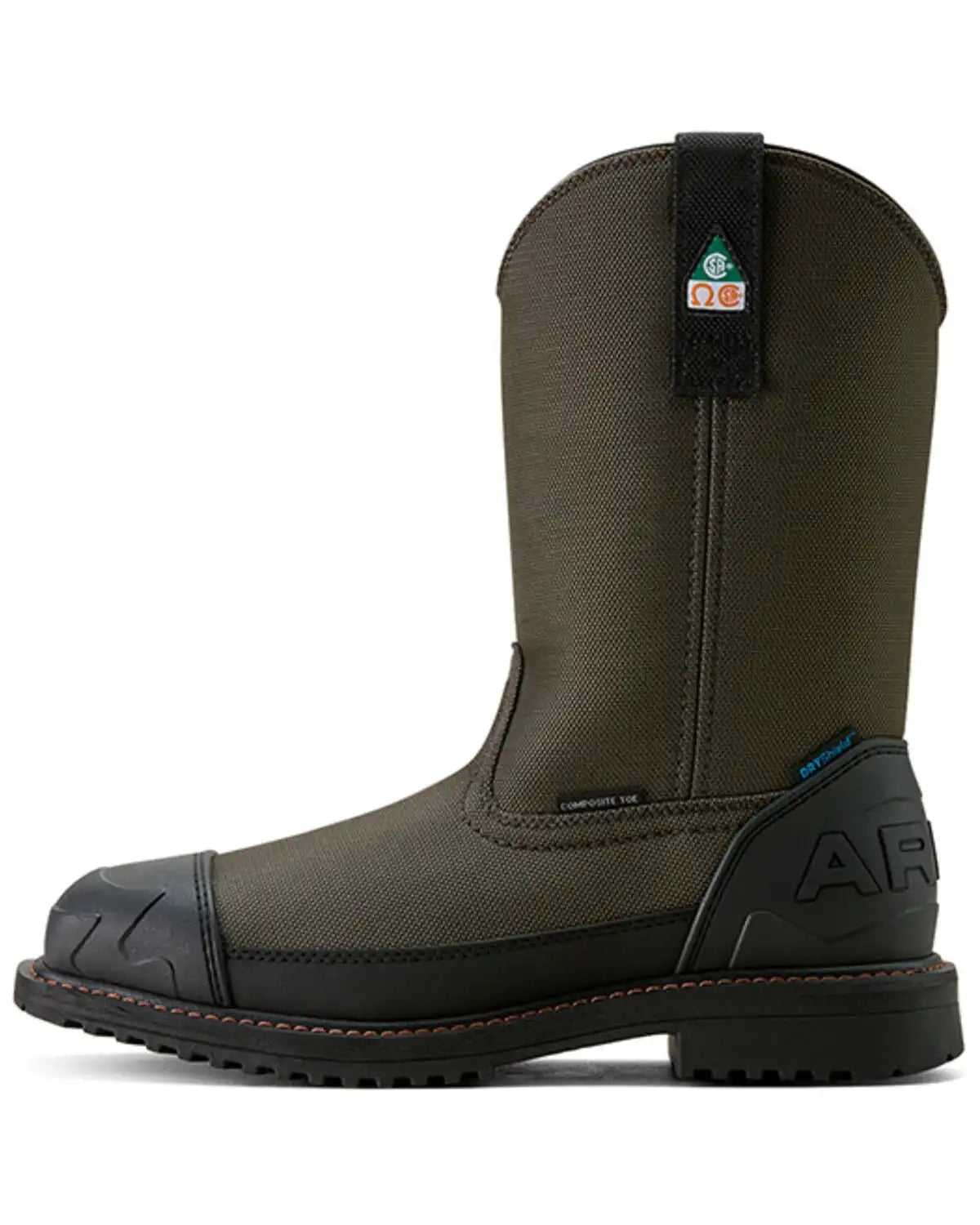 Ariat Men's RigTEK Wildcat Pull-On CSA Waterproof Work Boots - Composite Toe