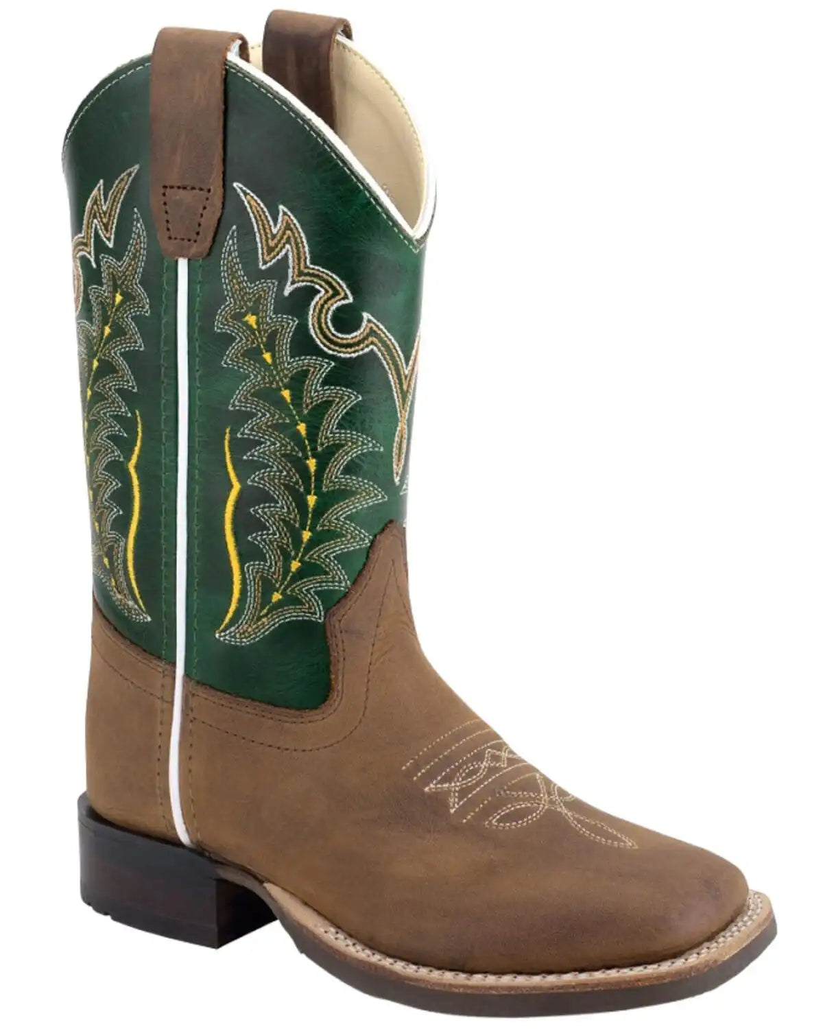 Old West Little Boys' Western Boots - Broad Square Toe