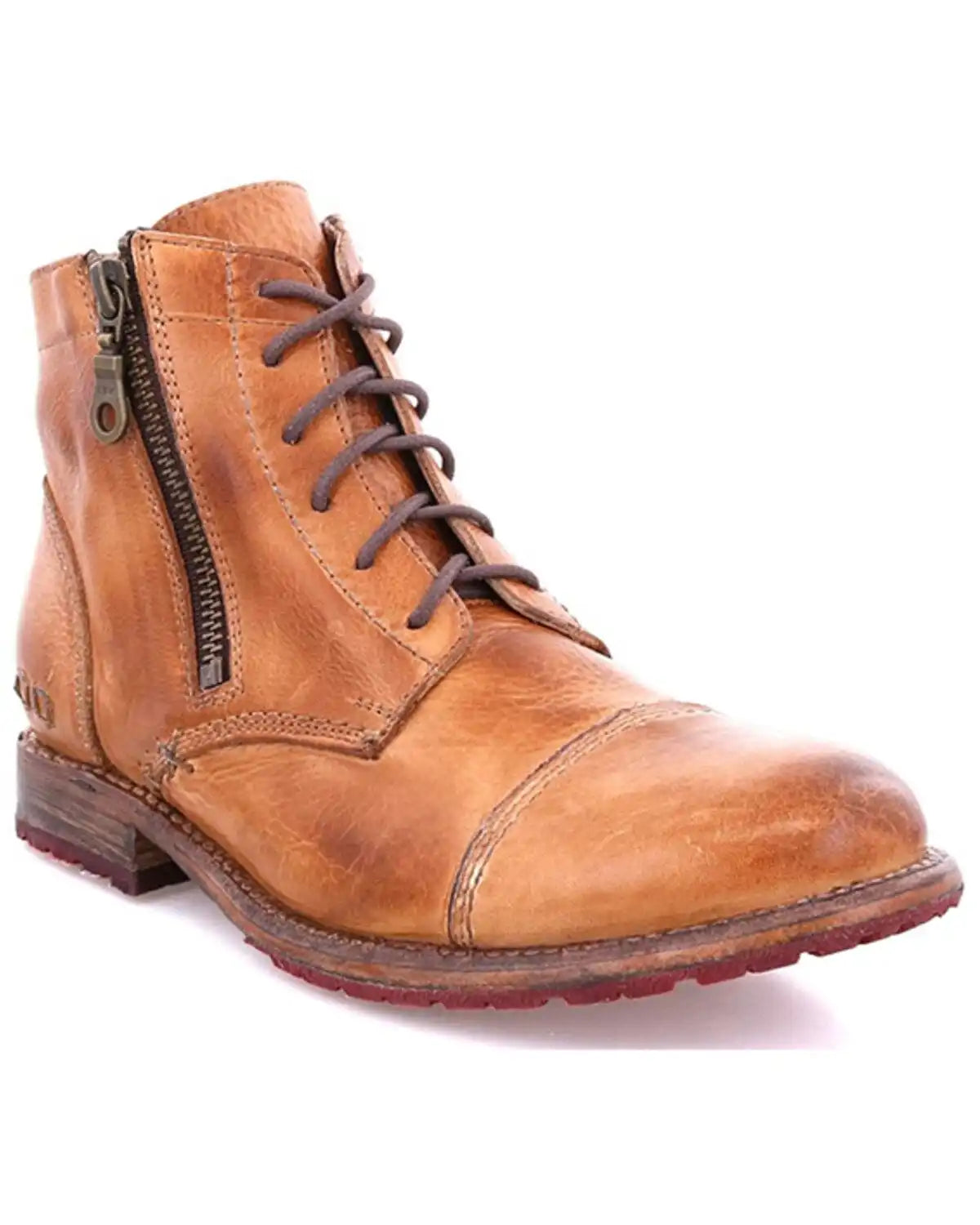 Bed Stu Women's Bonnie II Lace-Up Boots - Round Toe