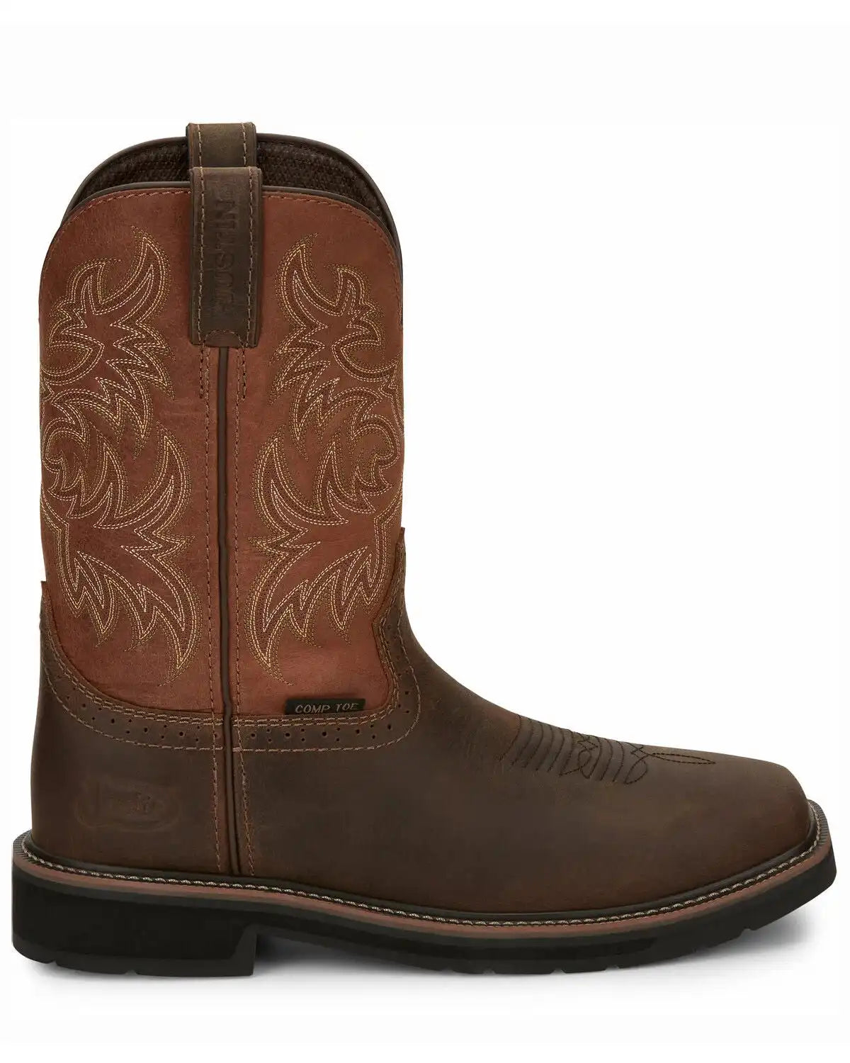 Justin Men's Switch Western Work Boots - Composite Toe