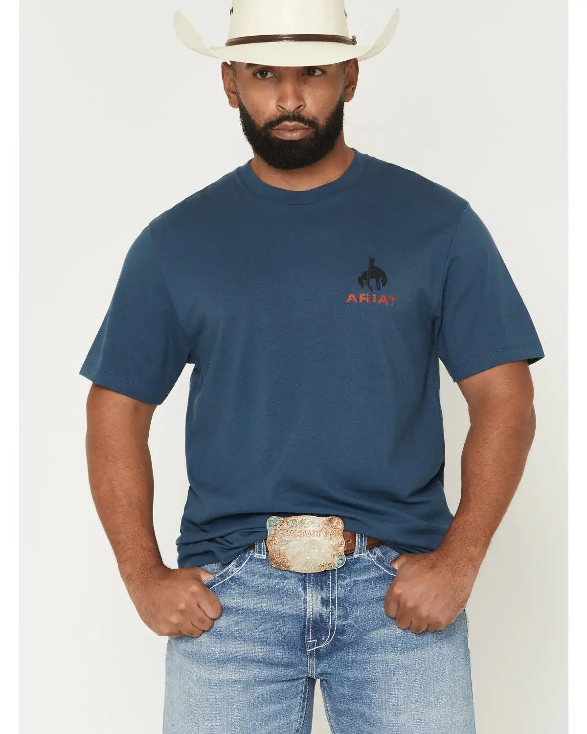 Ariat Men's Flag Bronco Short Sleeve Graphic T-Shirt