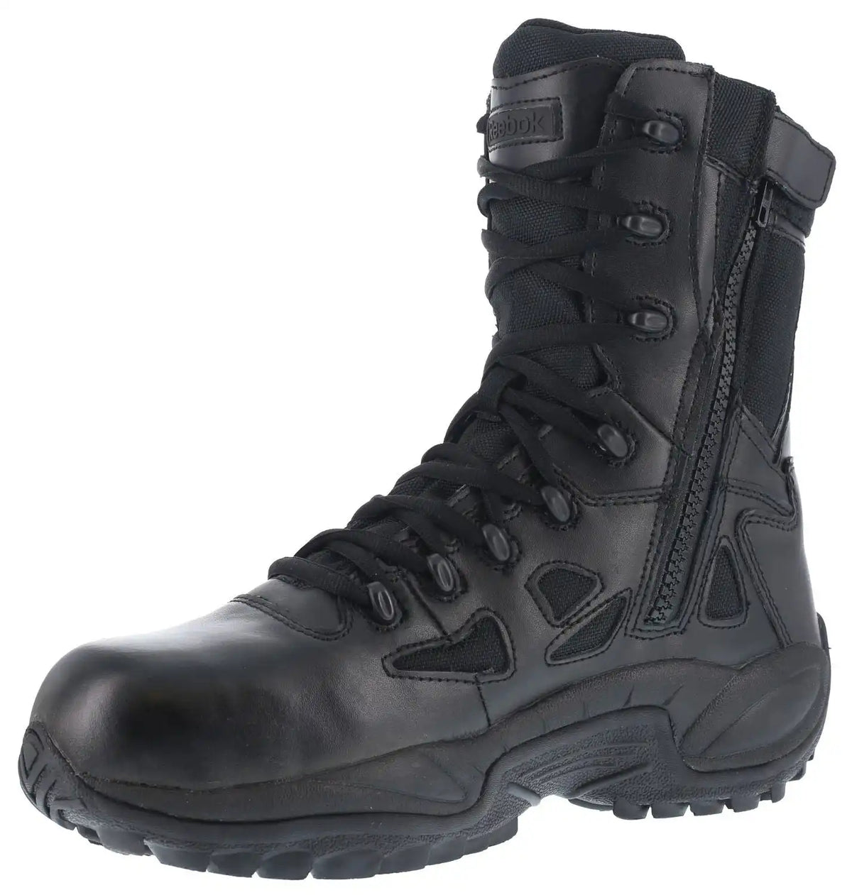 Reebok Women's 8" Side-Zip Rapid Response Tactical Boots - Soft Toe