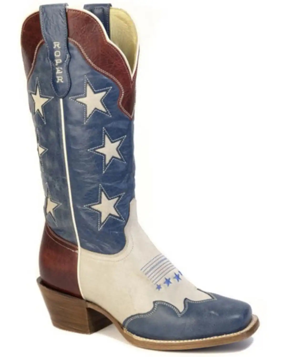 Roper Women's America 250 USA Tall Western Boots - Square Toe