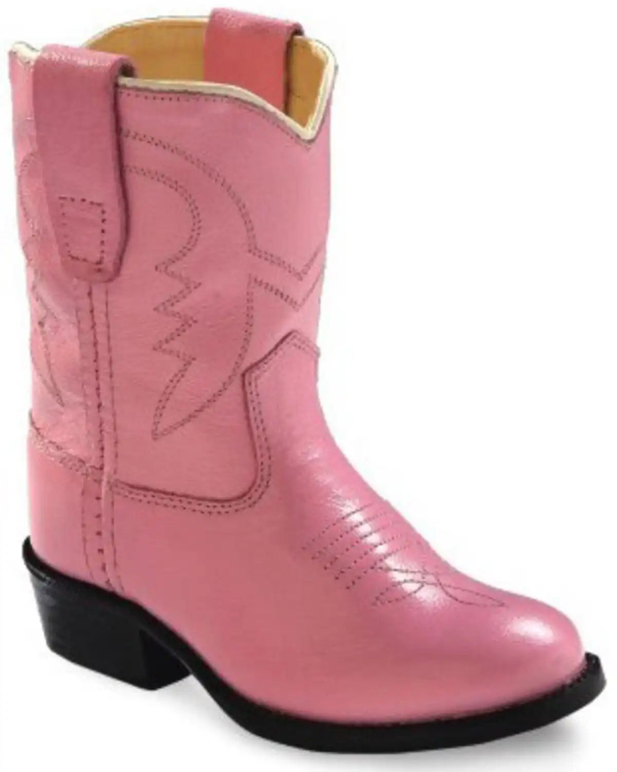 Old West Toddler Girls' Western Boots - Round Toe