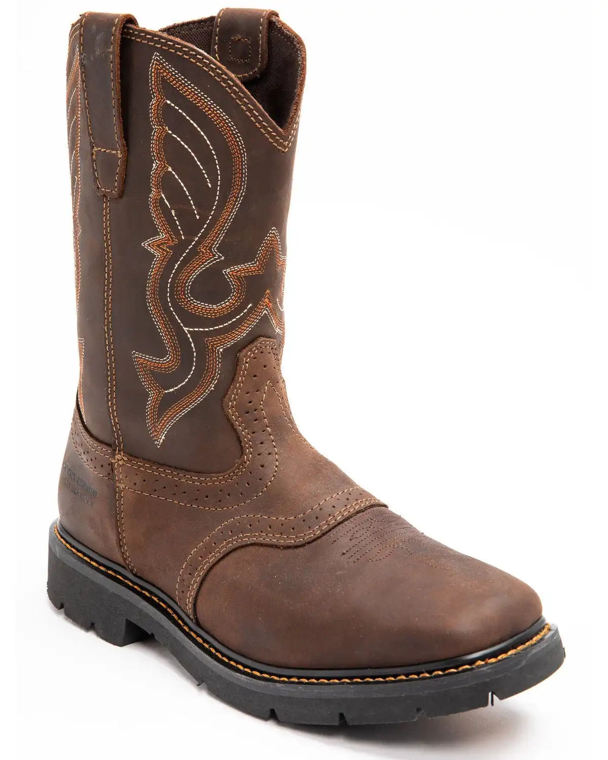 Cody James Men's 11" Mustang Saddle Waterproof Western Work Boots - Soft Toe
