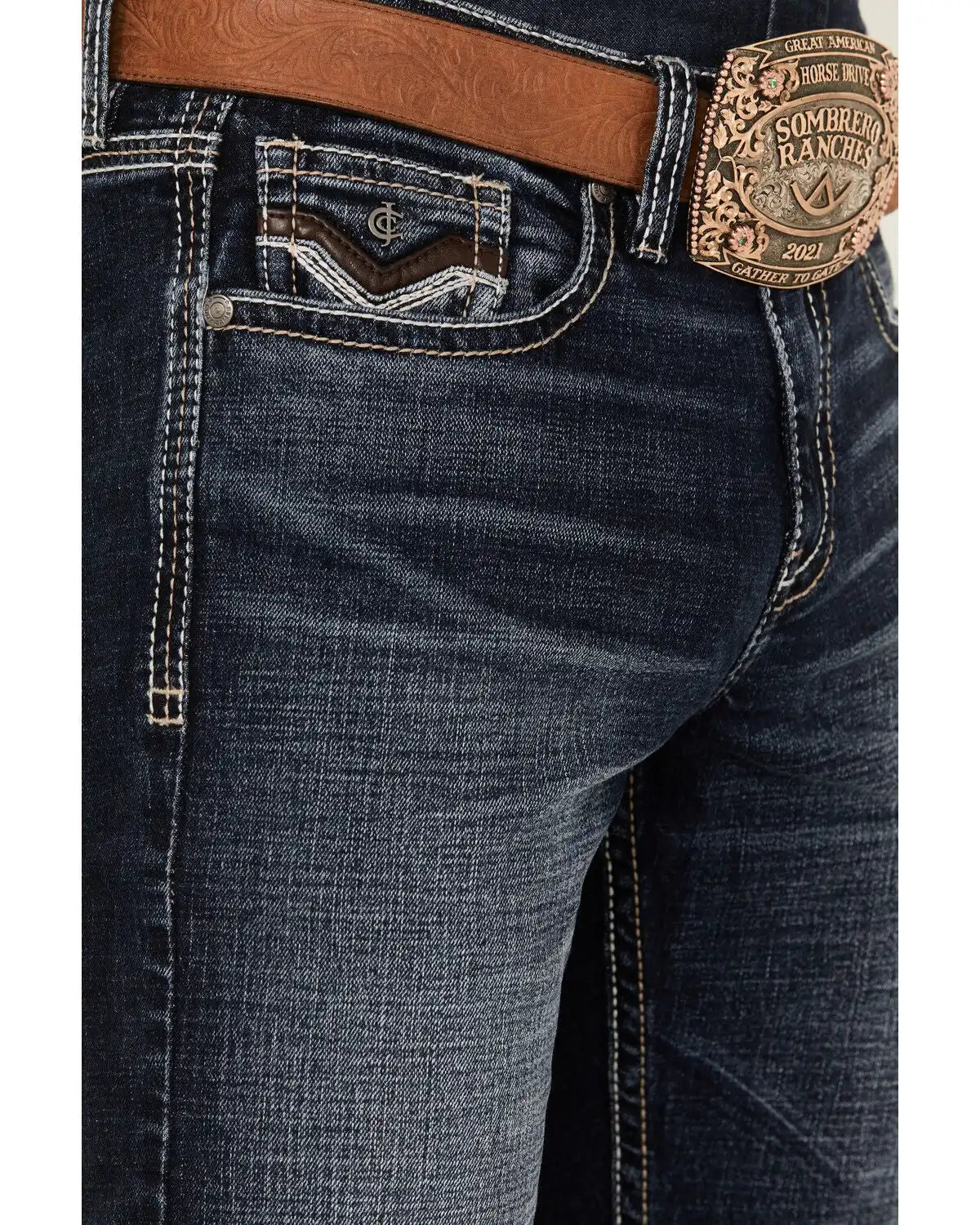 Cody James Men's Moonbeam Wash Jackson Slim Straight Stretch Denim Jeans