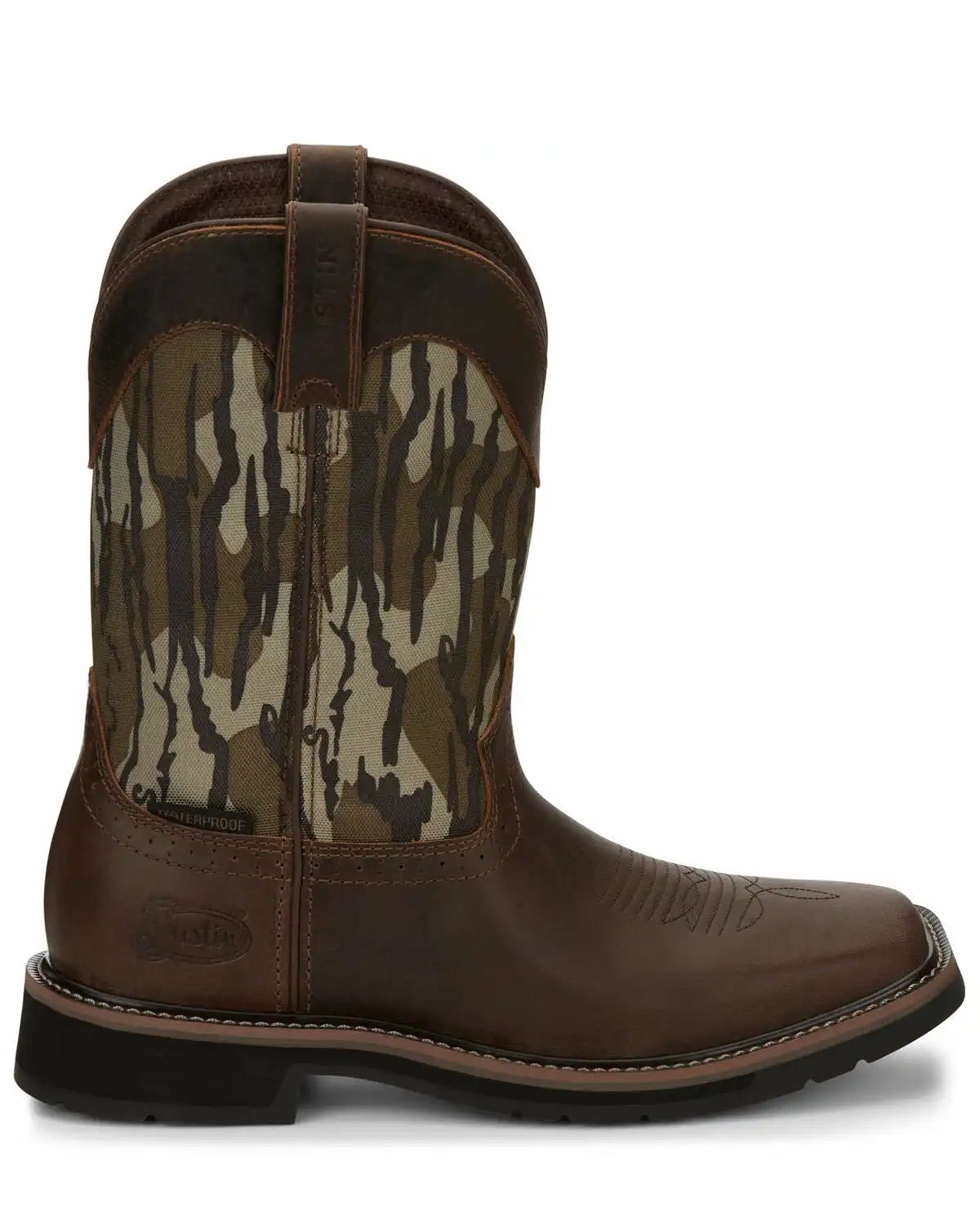 Justin Men's Trekker Waterproof Western Work Boots - Soft Toe