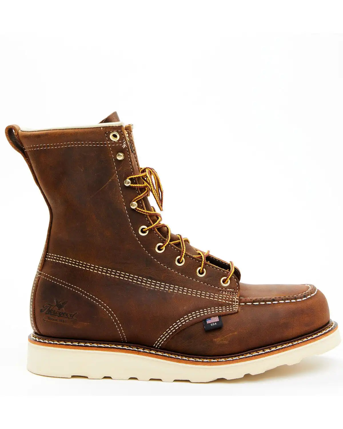 Thorogood Men's 8" American Heritage MAXWear Wedge™ Moc Work Boots - Steel Toe