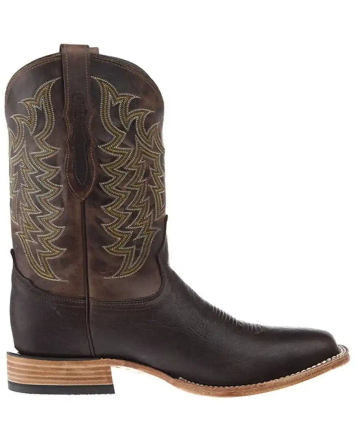 Tony Lama Men's Alfredo Bison Western Boots - Broad Square Toe