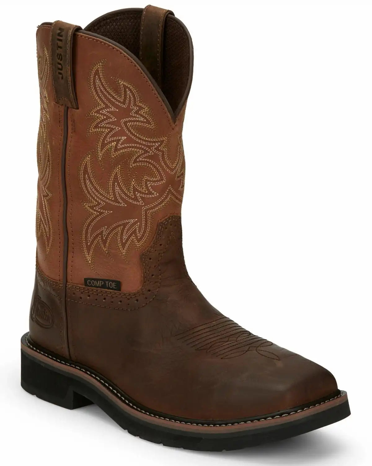 Justin Men's Switch Western Work Boots - Composite Toe