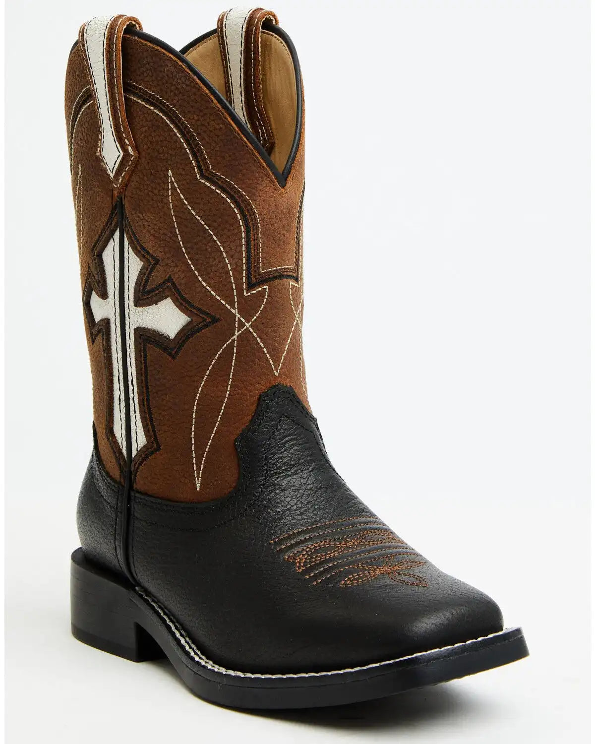 Cody James Boys' Zeke Western Boots - Broad Square Toe