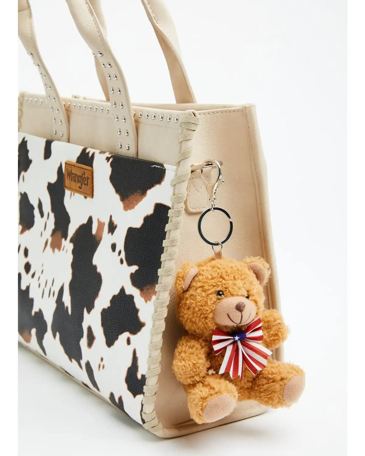 Shyanne Americana Brown Bear Bag Charm