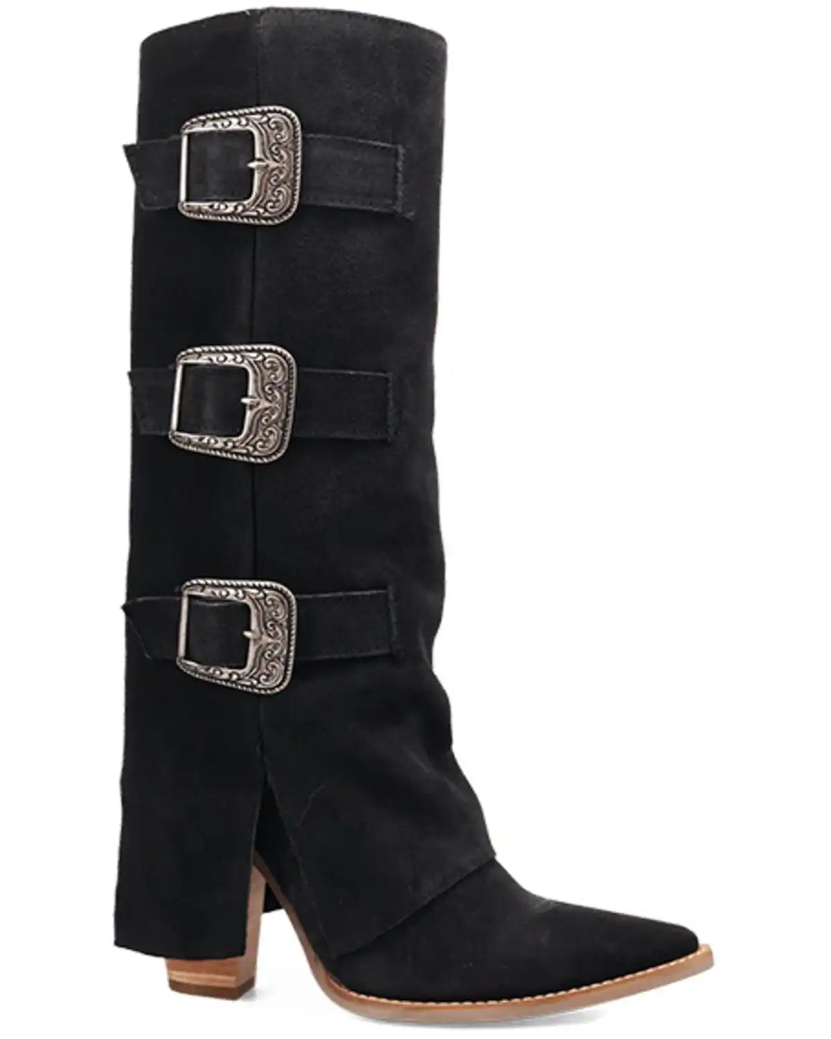 Dingo Women's Buckle Bunny Tall Western Boots - Round Toe