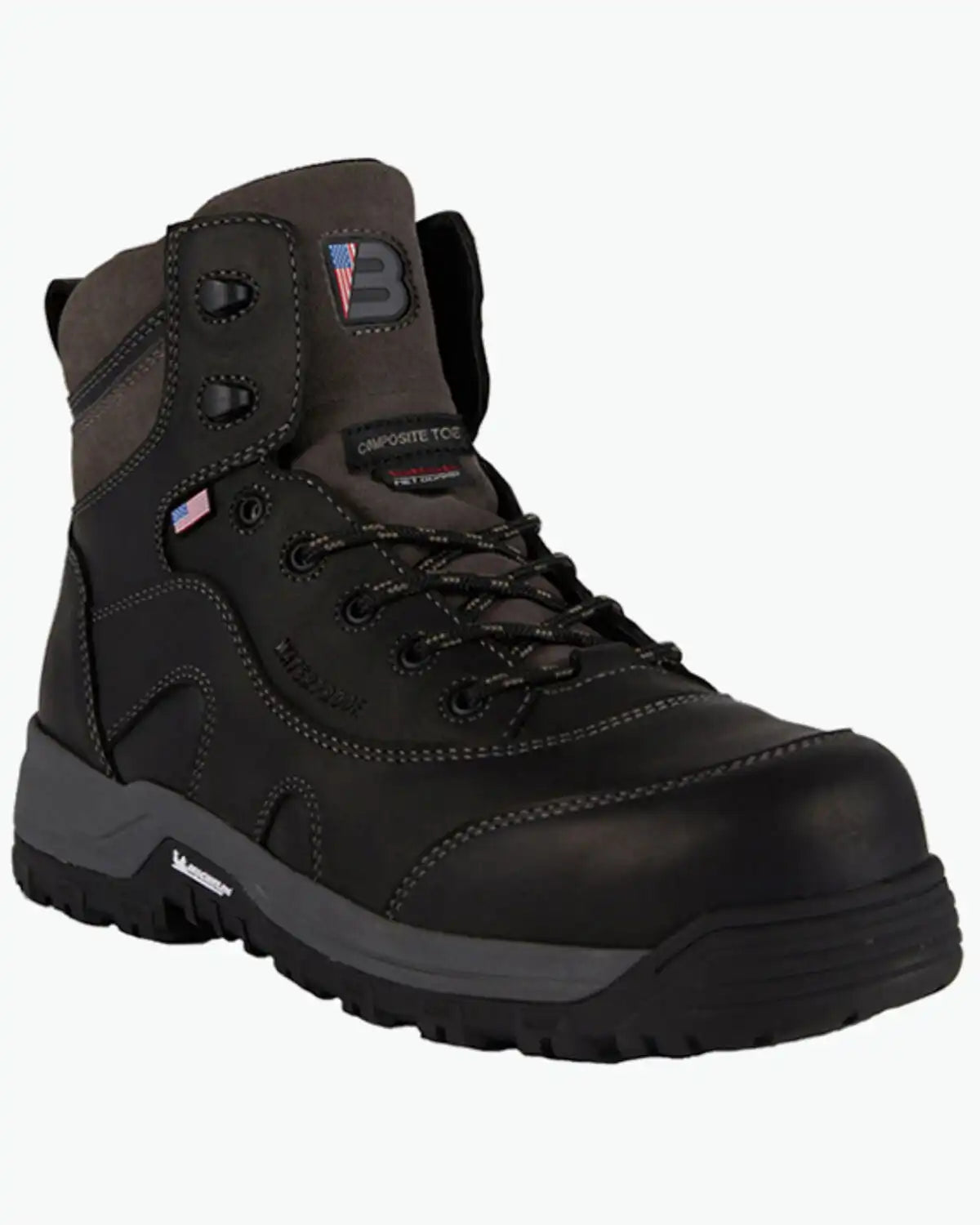 US Boot Men's 6" Ironmaster Internal Metatarsal Waterproof Work Boots - Composite Toe