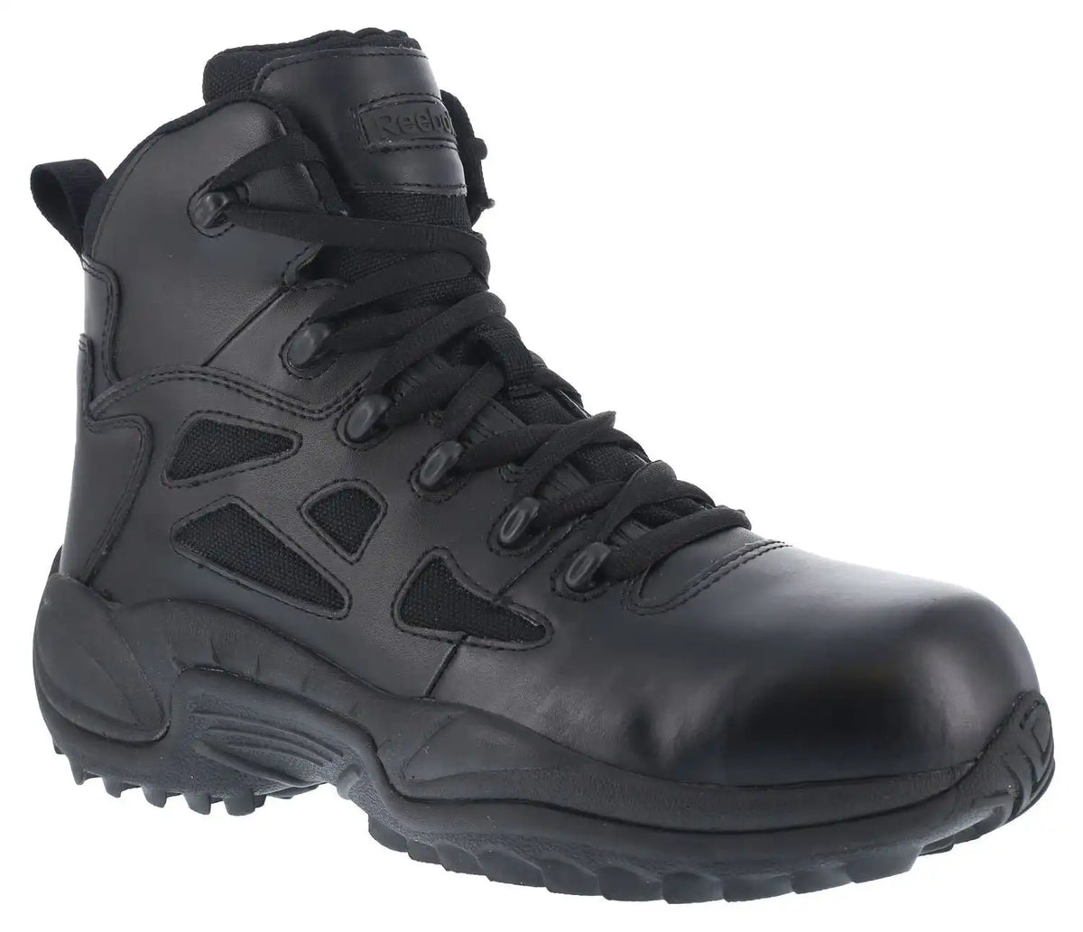 Reebok Women's Stealth 6" Lace-Up Side Zip Work Boots - Composite Toe