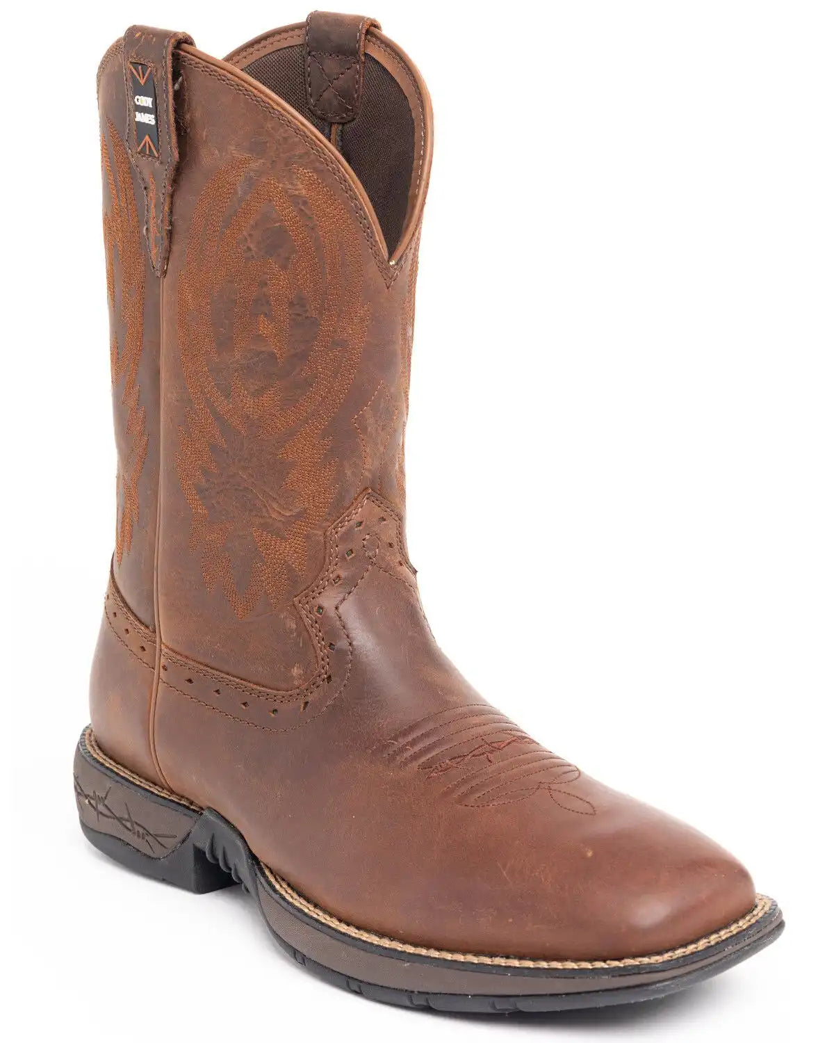 Brothers and Sons Men's Fishing Lite Western Performance Boots - Broad Square Toe