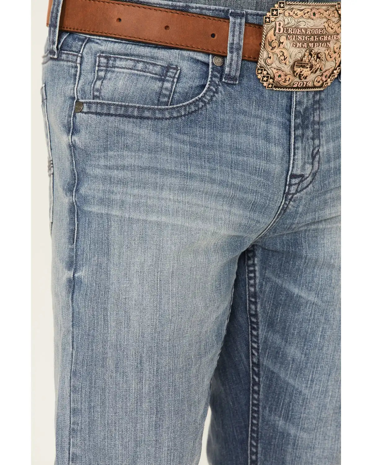 Cody James Men's Buckskin Wash Jackson Slim Straight Stretch Denim Jeans - Tall
