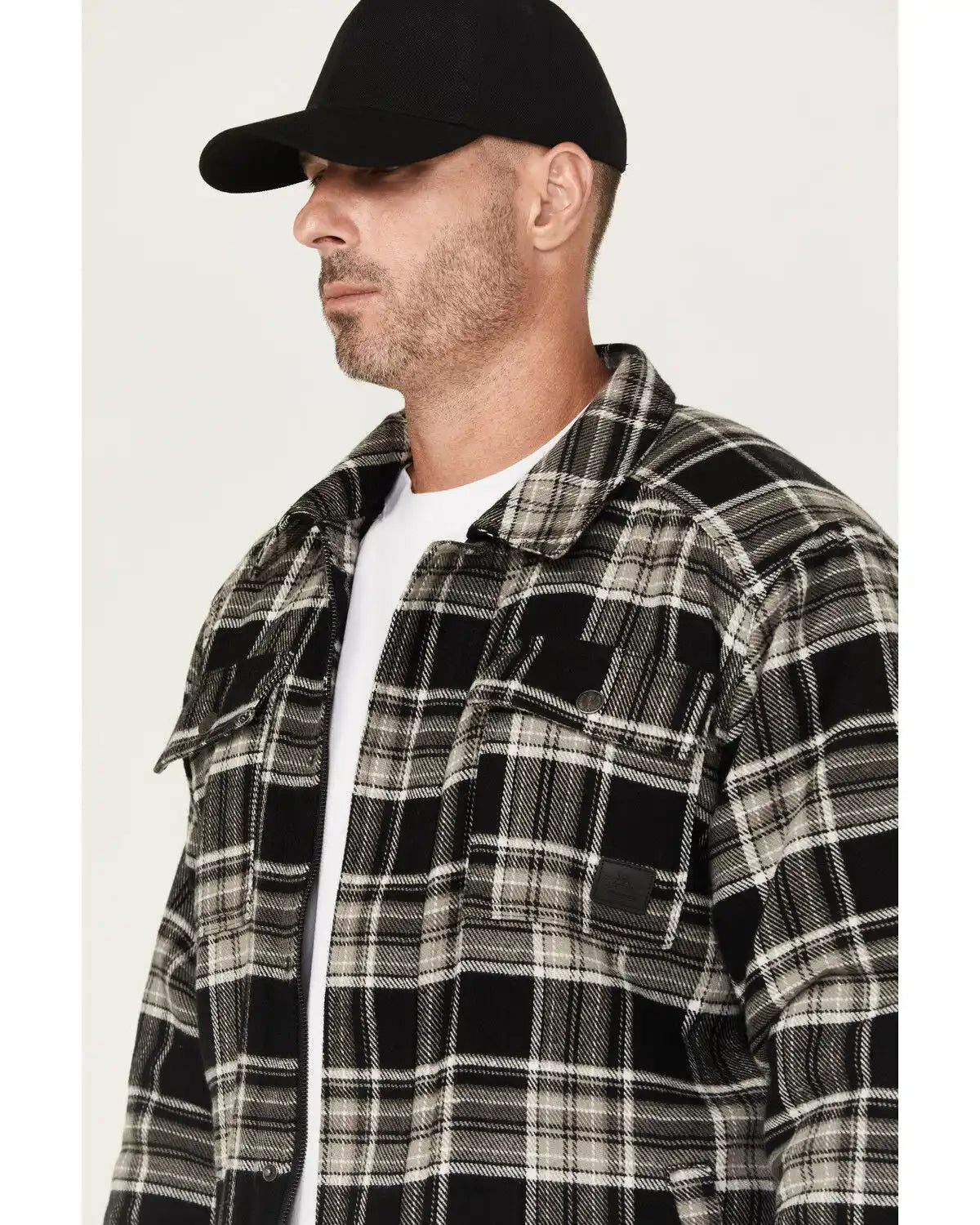 Thorogood Men's Merrill Heavyweight Plaid Print Berber Lined Shirt Jacket