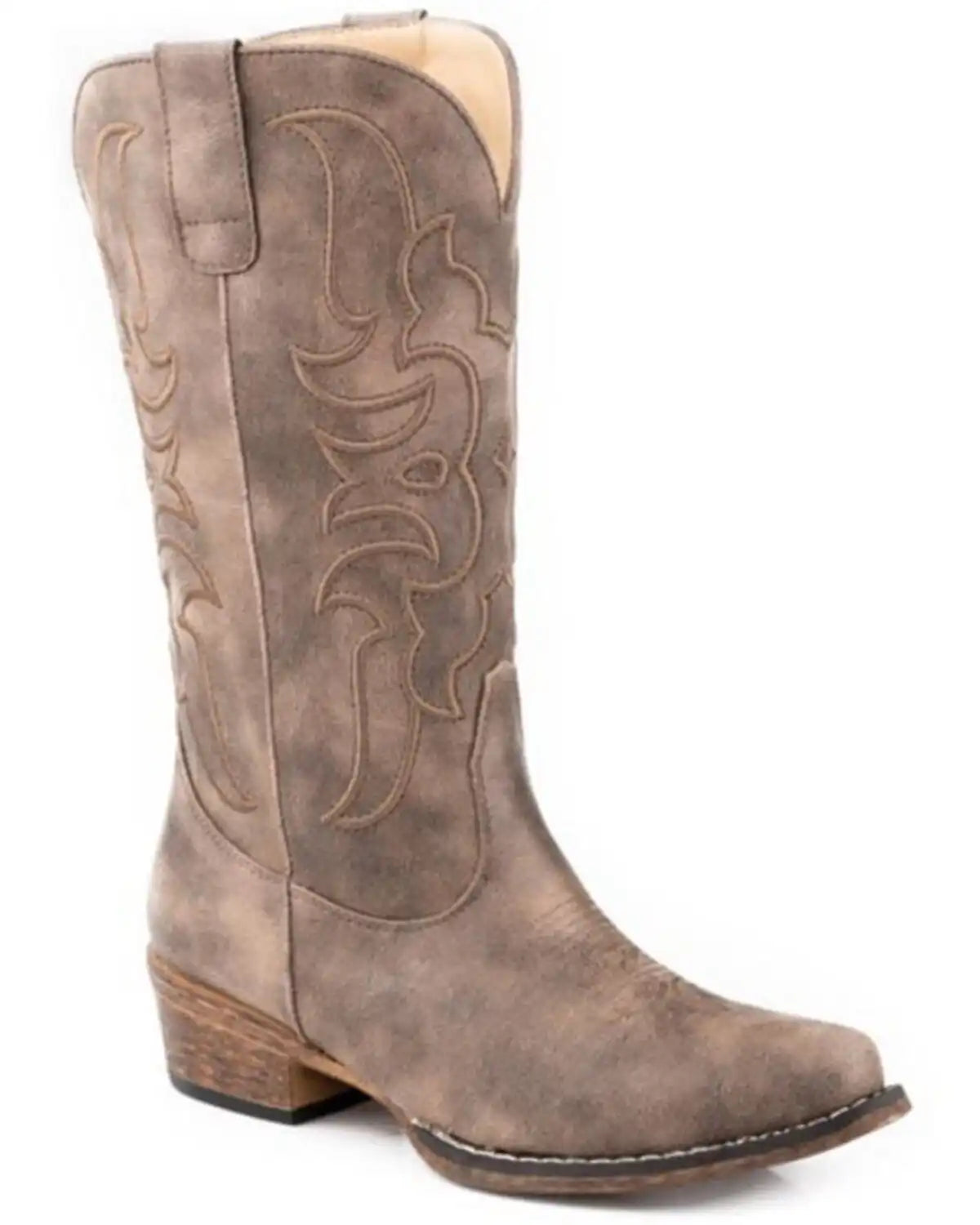 Roper Women's Riley Cord Western Boots - Snip Toe
