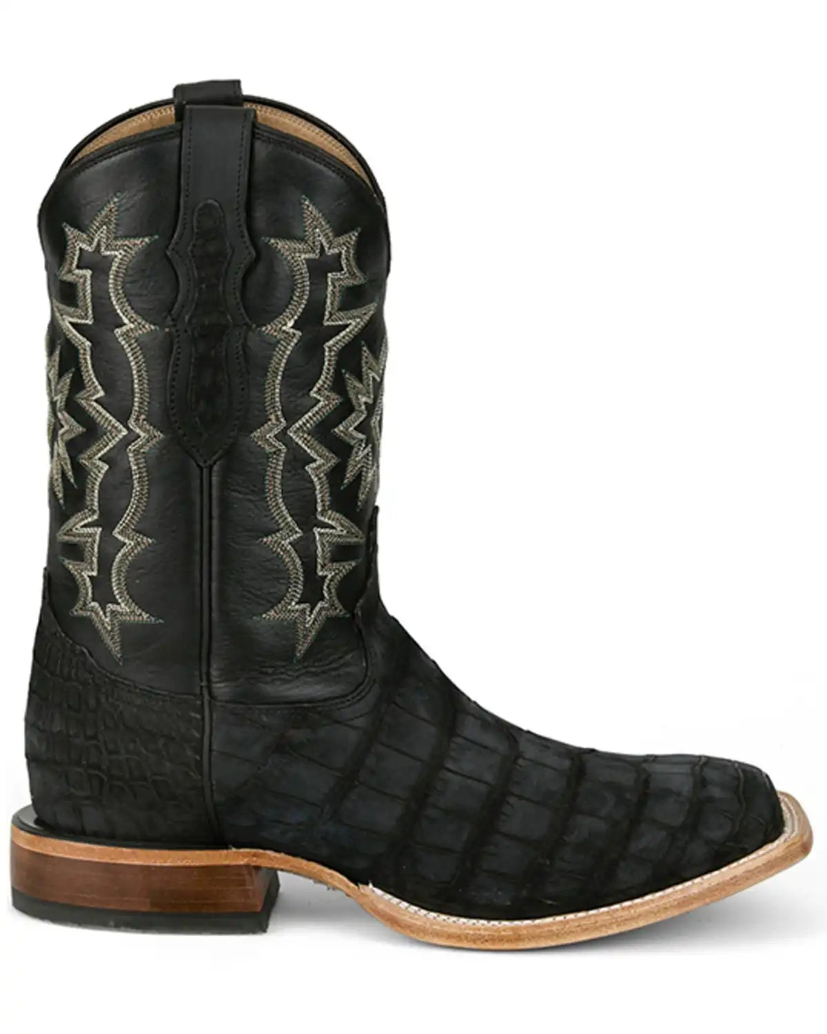 Tony Lama Men's Exotic Alligator Miguel Western Boots - Broad Square Toe