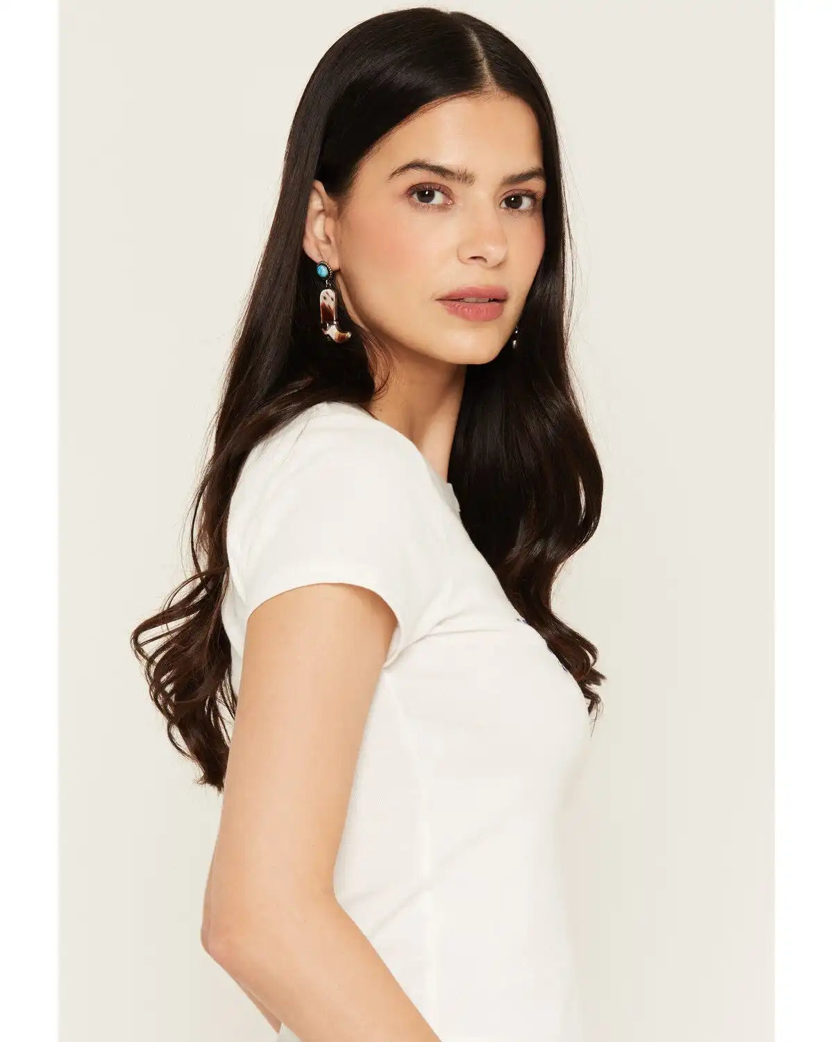 Originality Women's Star Patch Baby Tee