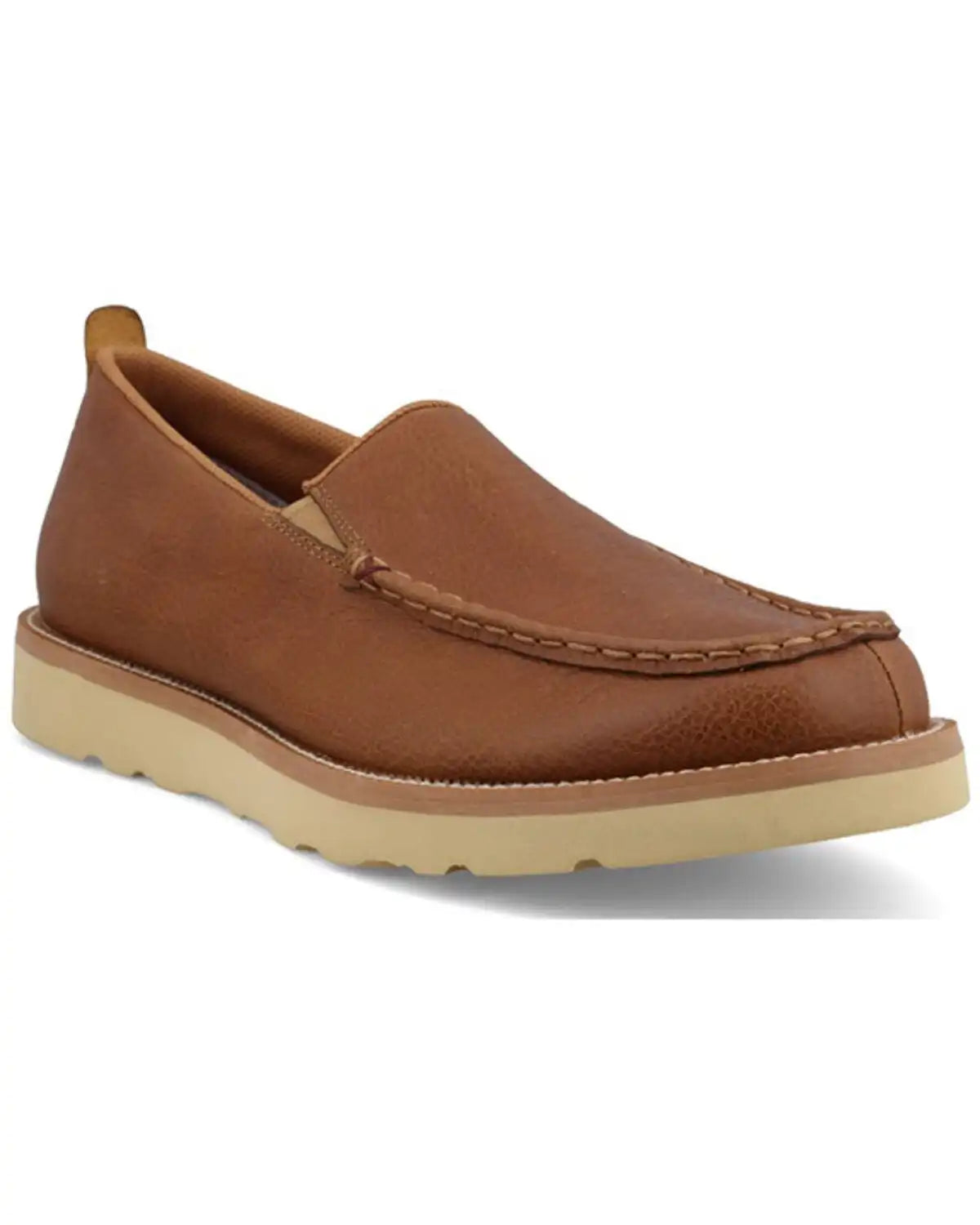 Twisted X Men's Wedge Sole Slip-On Casual Shoes - Moc Toe