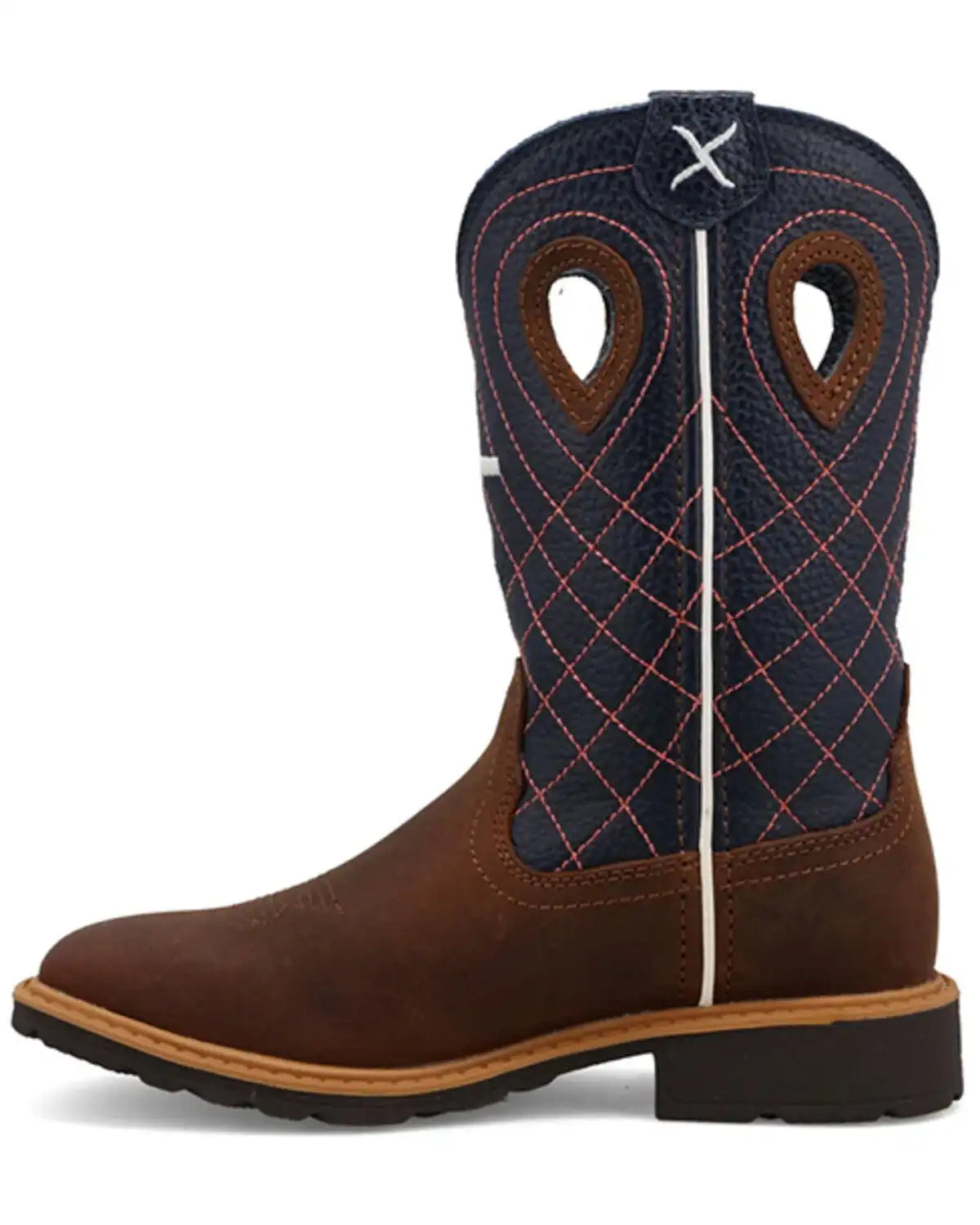 Twisted X Kid's Cowboy Work Western Boots - Broad Square Toe