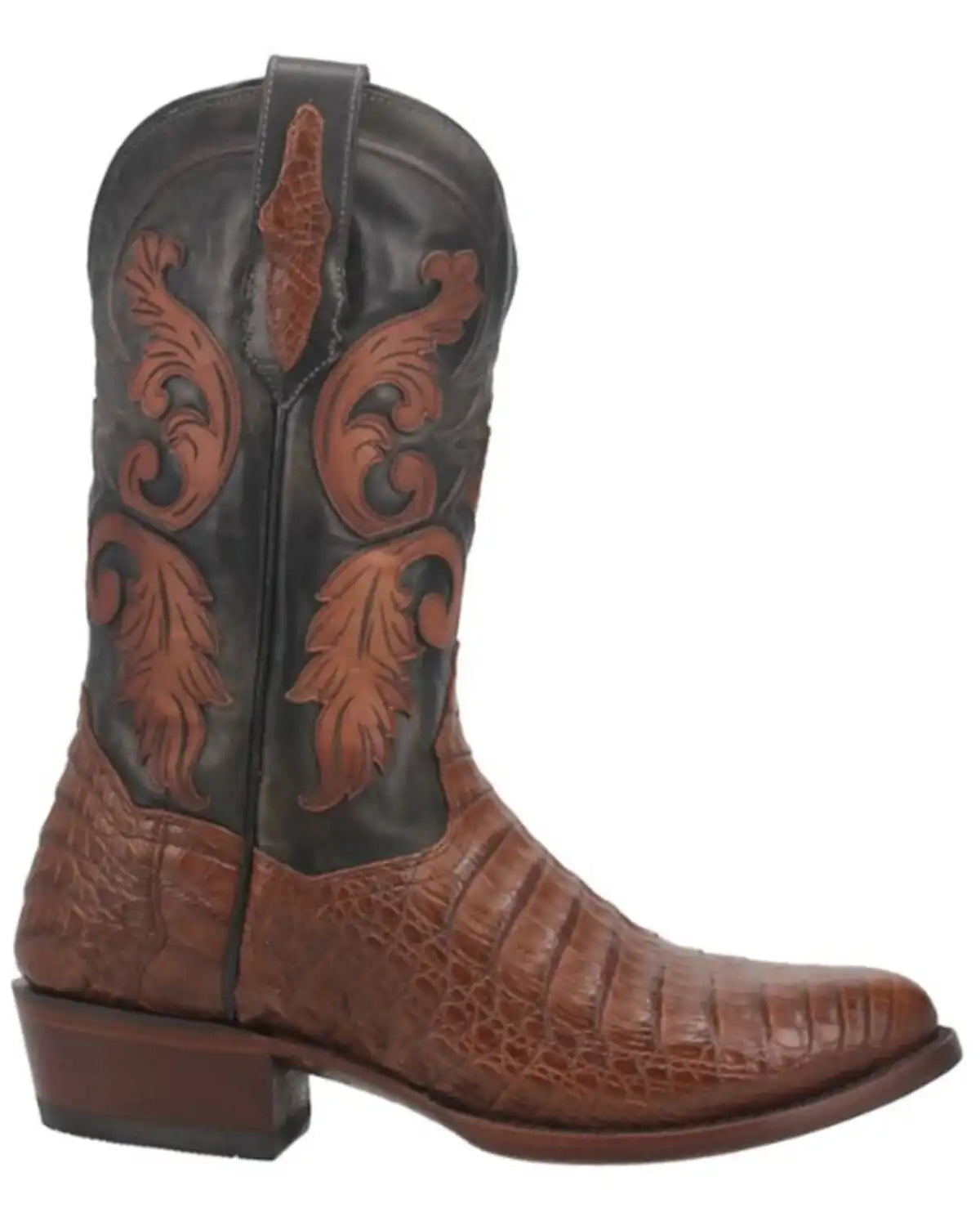 Dan Post Men's Socrates Caiman Exotic Western Boots - Round Toe