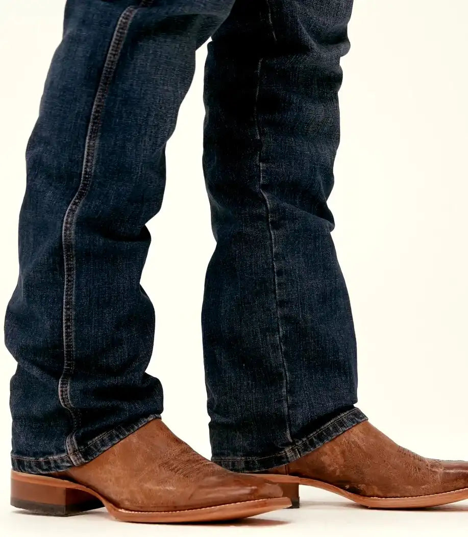 Cody James Men's Bone Western Boots - Broad Square Toe