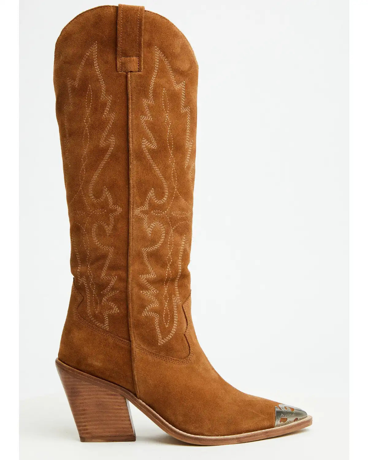 Idyllwind Women's Silver Spur Suede Tall Western Boots - Round Toe