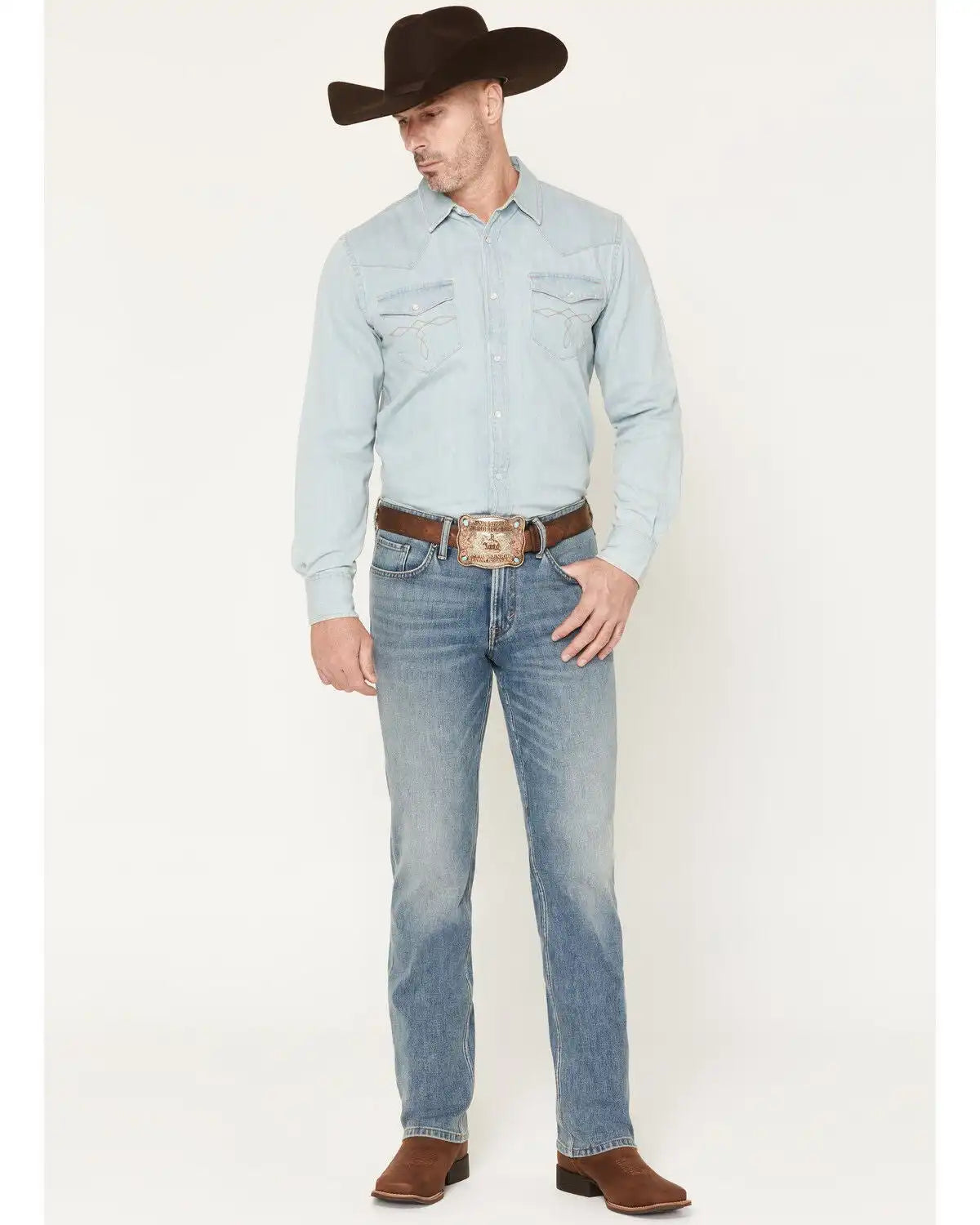 Cody James Men's Roadrunner Wash Jackson Slim Straight Stretch Denim Jeans