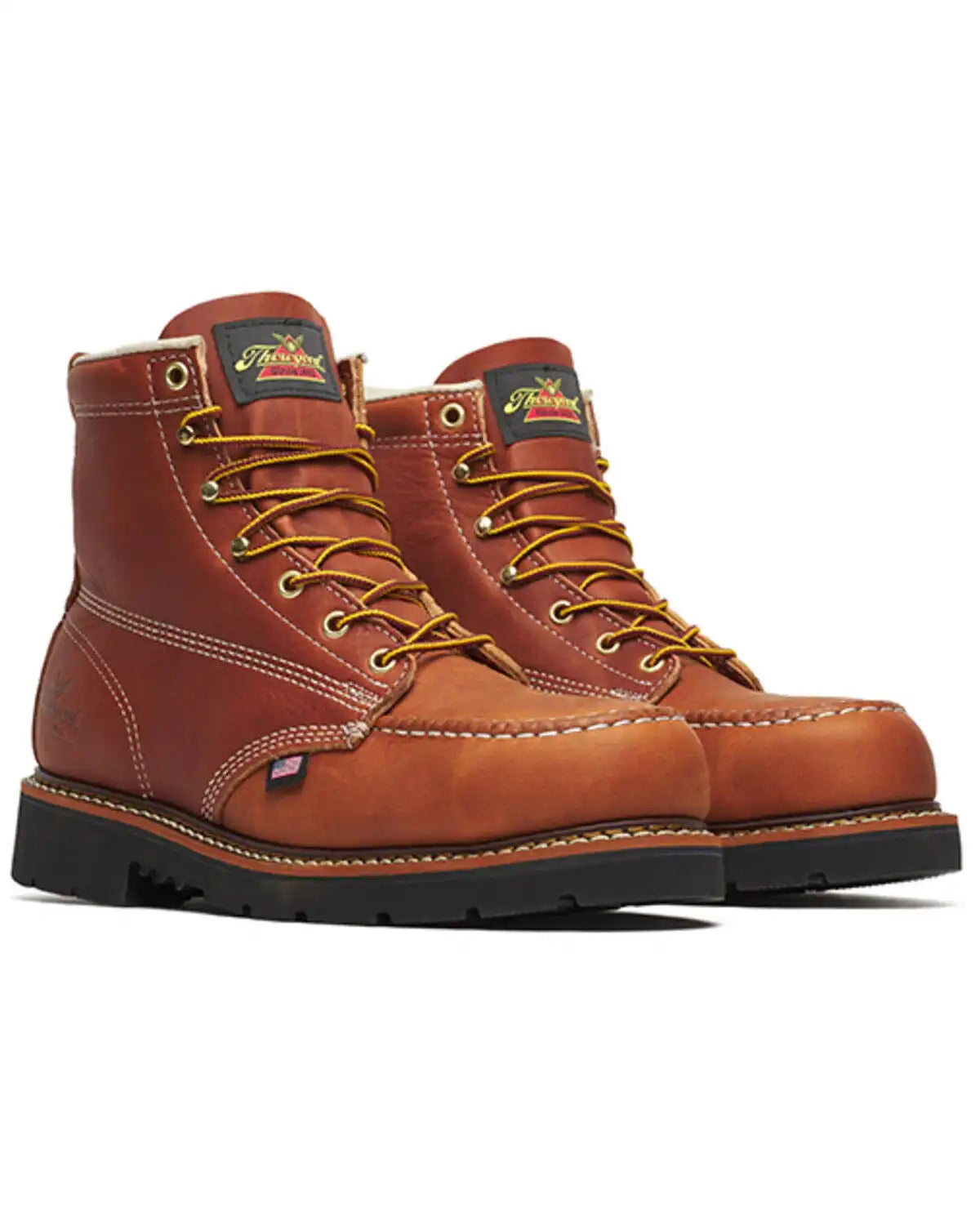 Thorogood Men's 6" American Heritage MAXWear 90 Moc Work Boots - Steel Toe