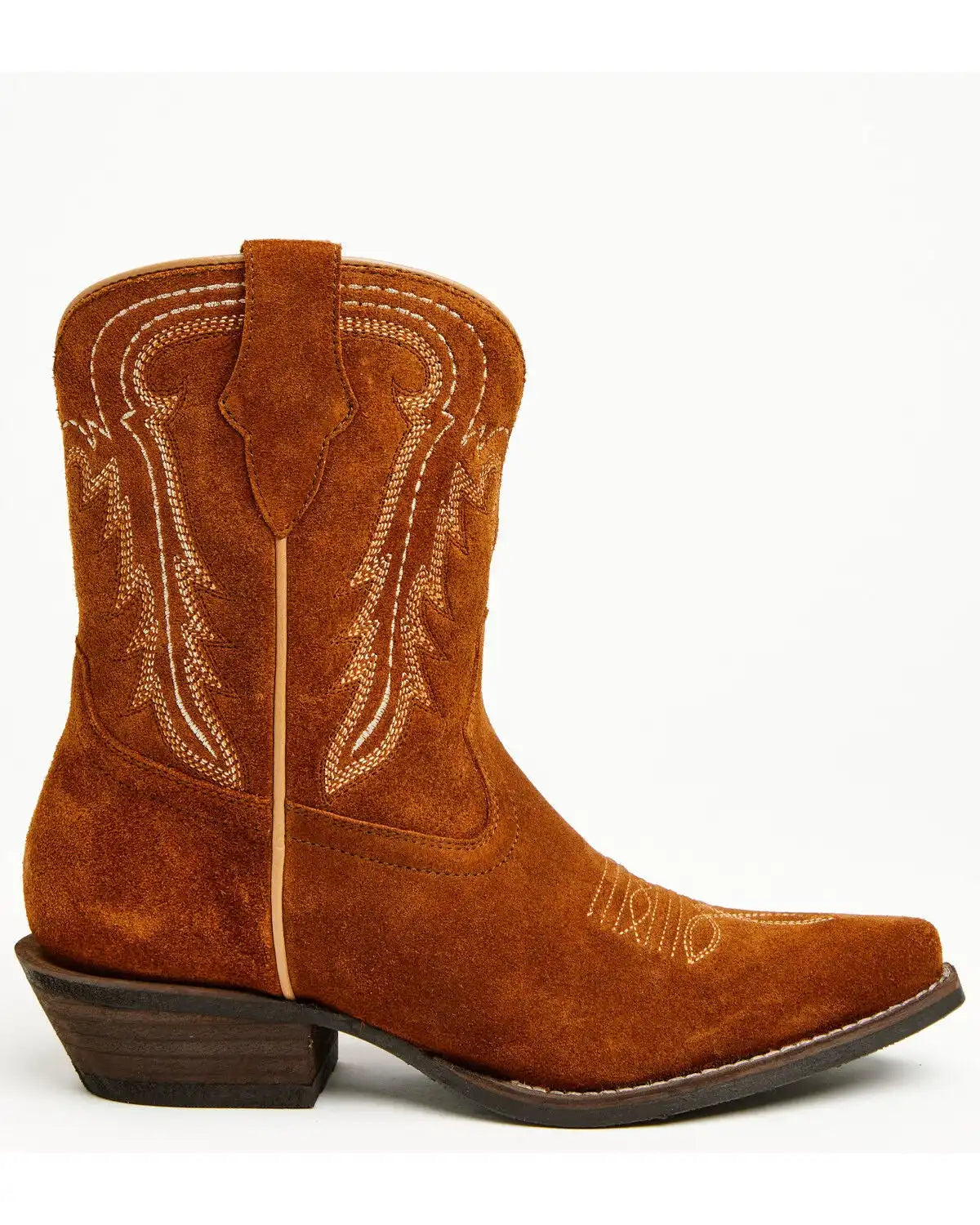 Shyanne Women's Ricki Suede Booties - Snip Toe
