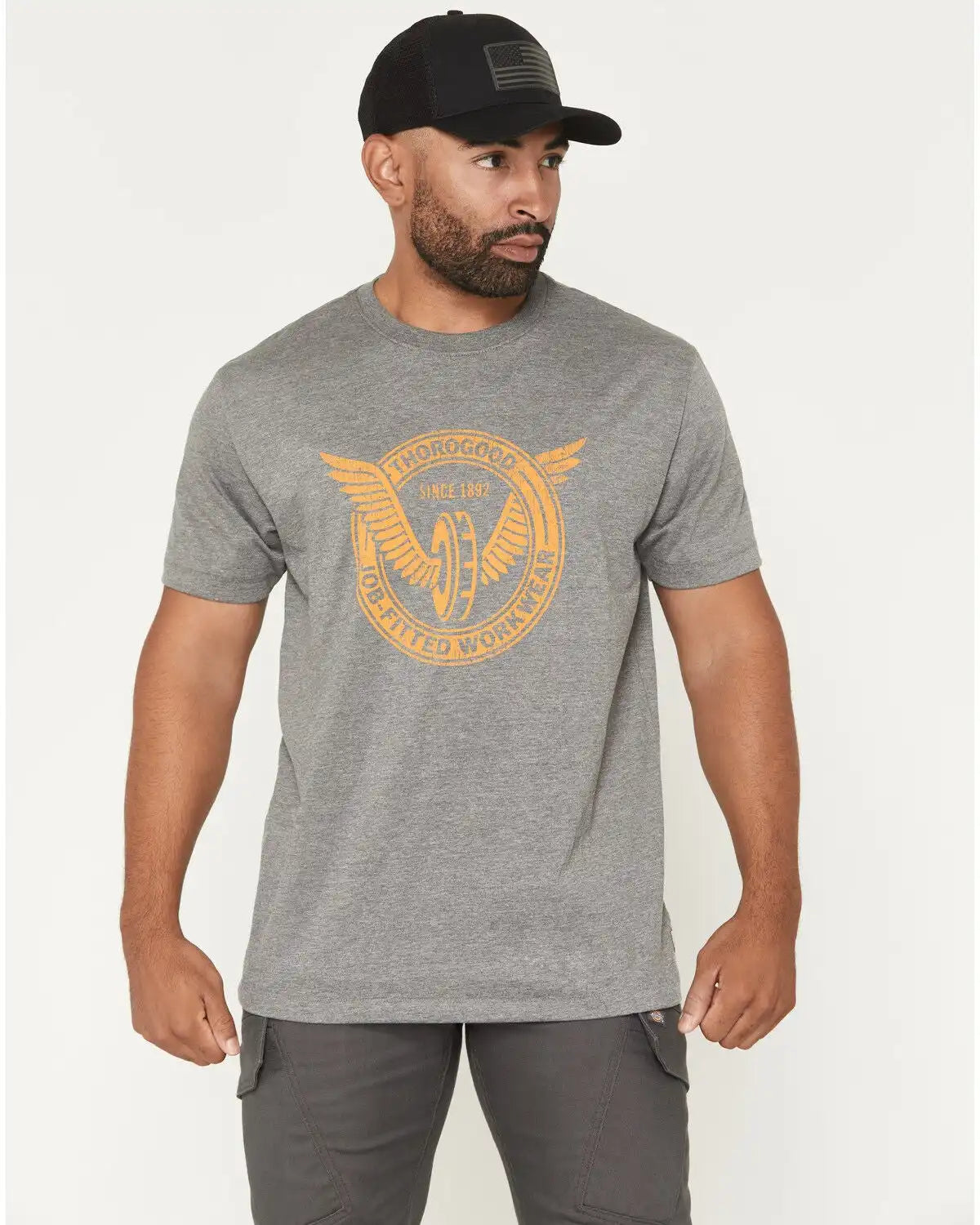 Thorogood Men's Wing & Wheel Short Sleeve Graphic Work T-Shirt
