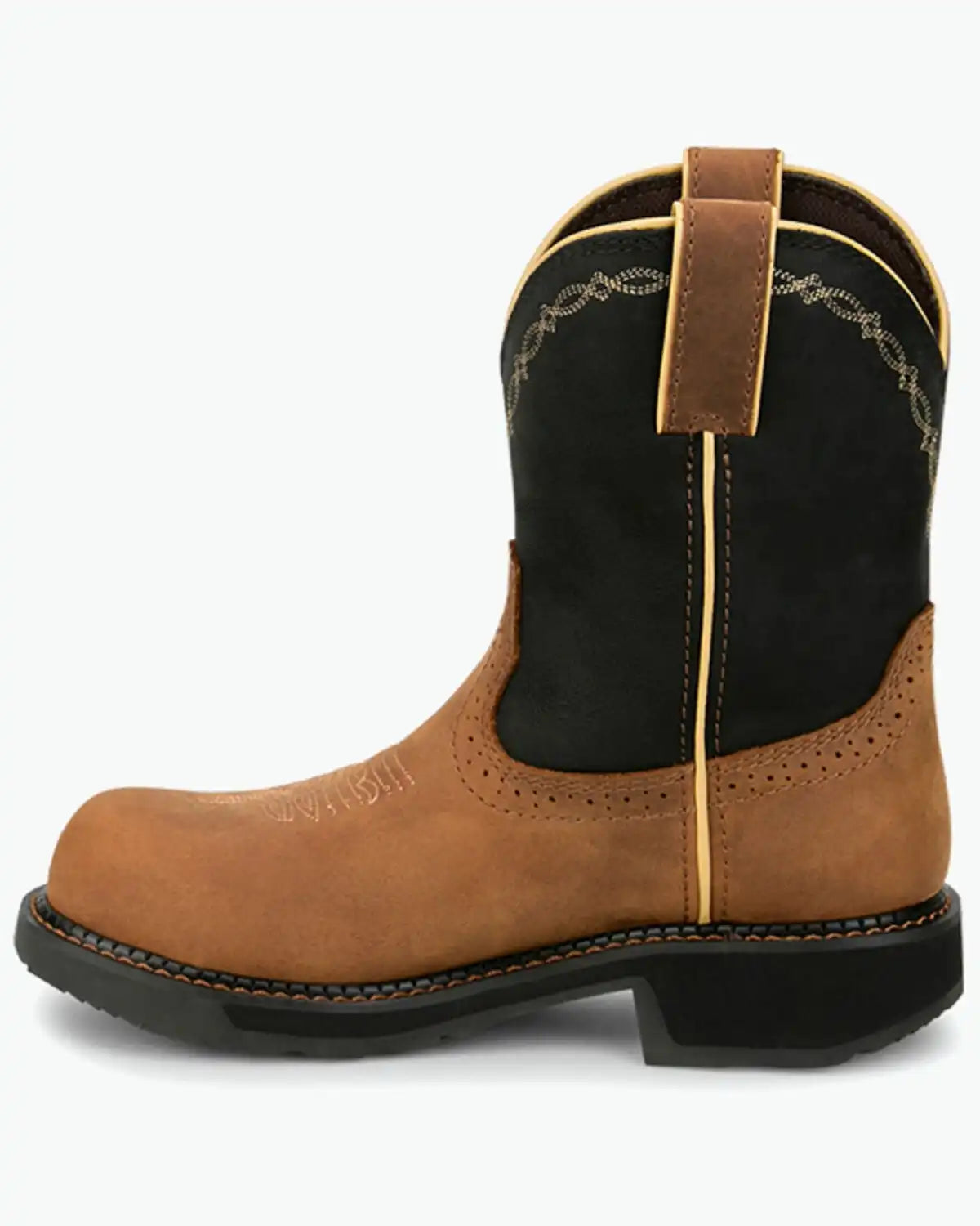 Justin Women's 8" Darby Wellington Work Boots - Nano Composite Toe