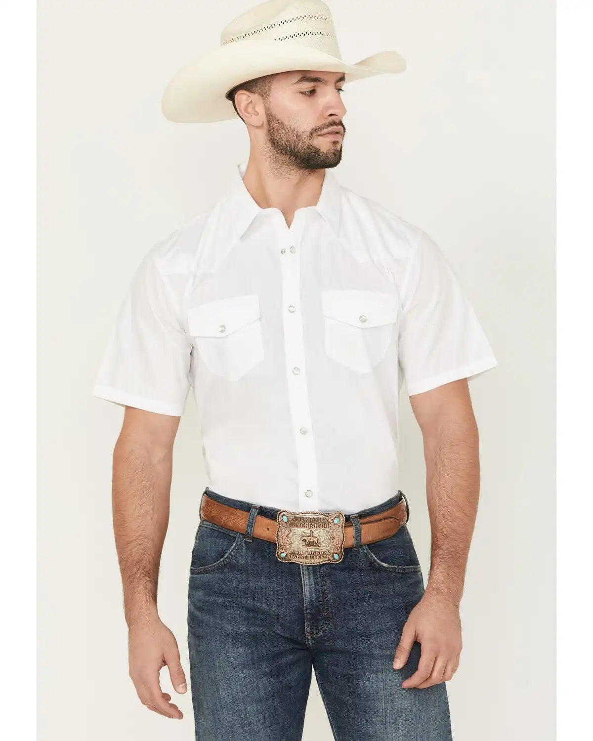 Gibson Men's White Water Short Sleeve Shirt - Tall