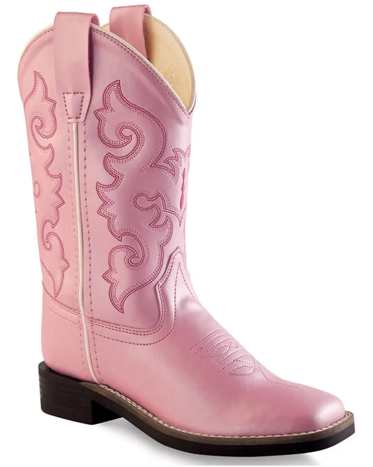 Old West Girls' Western Boots - Square Toe