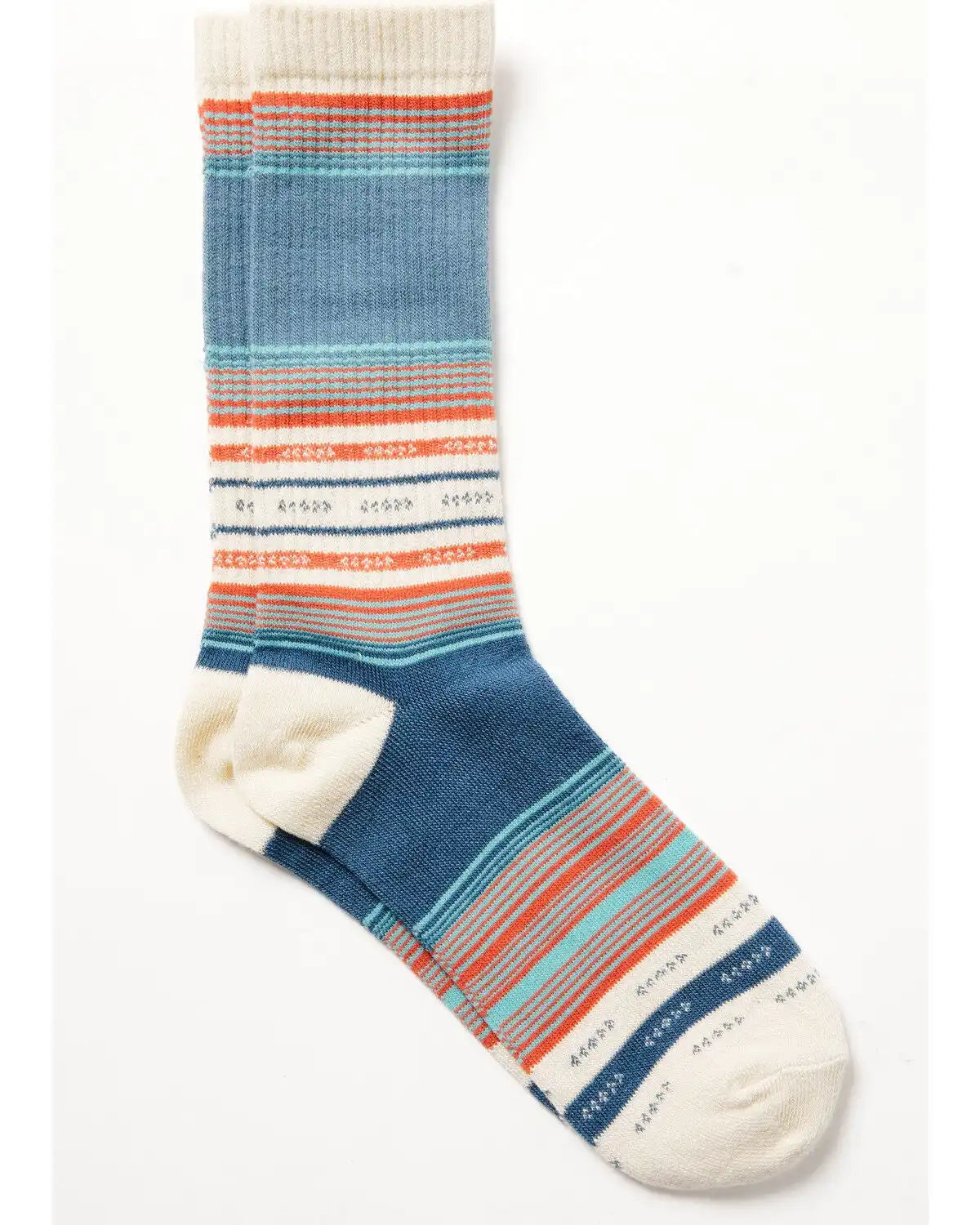 Cody James Men's Rio Southwestern Striped Crew Socks