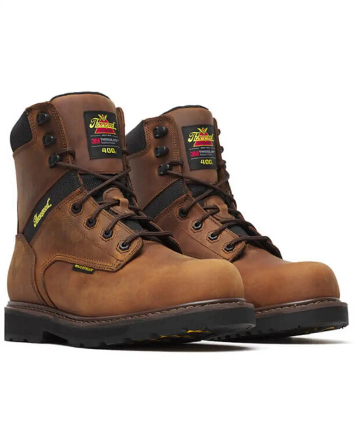 Thorogood Men's 8" Jobsite Series Waterproof Insulated Work Boots - Composite Toe