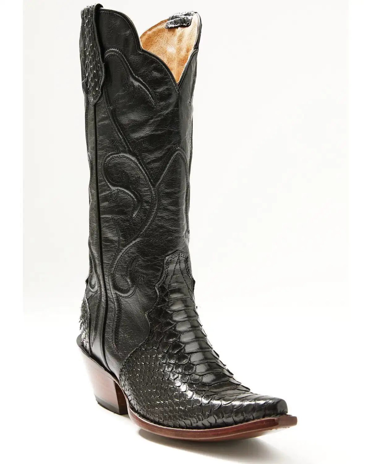 Shyanne Women's Exotic Python Tall Western Boots - Snip Toe