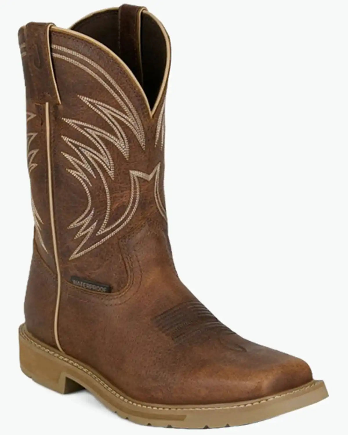 Justin Men's 11" Daywork Waterproof Work Boots - Soft Toe
