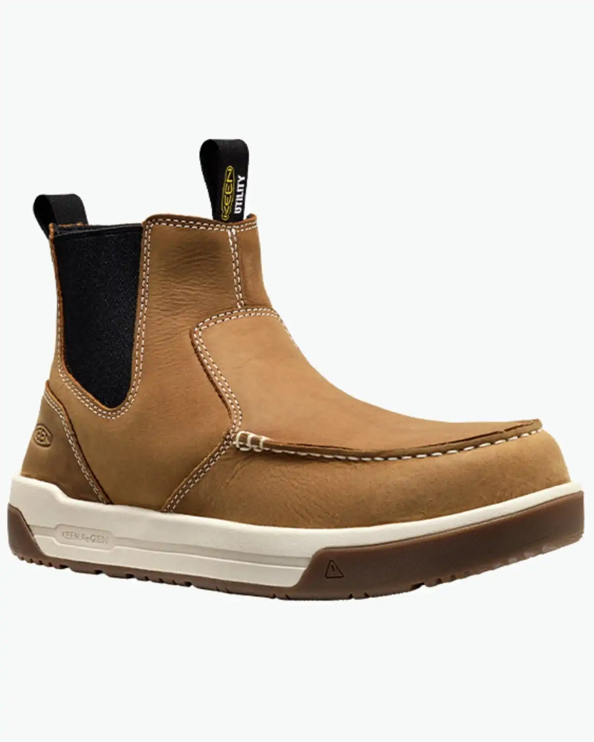 Keen Men's Gibson Chelsea Moc Work Boots - Carbon Toe