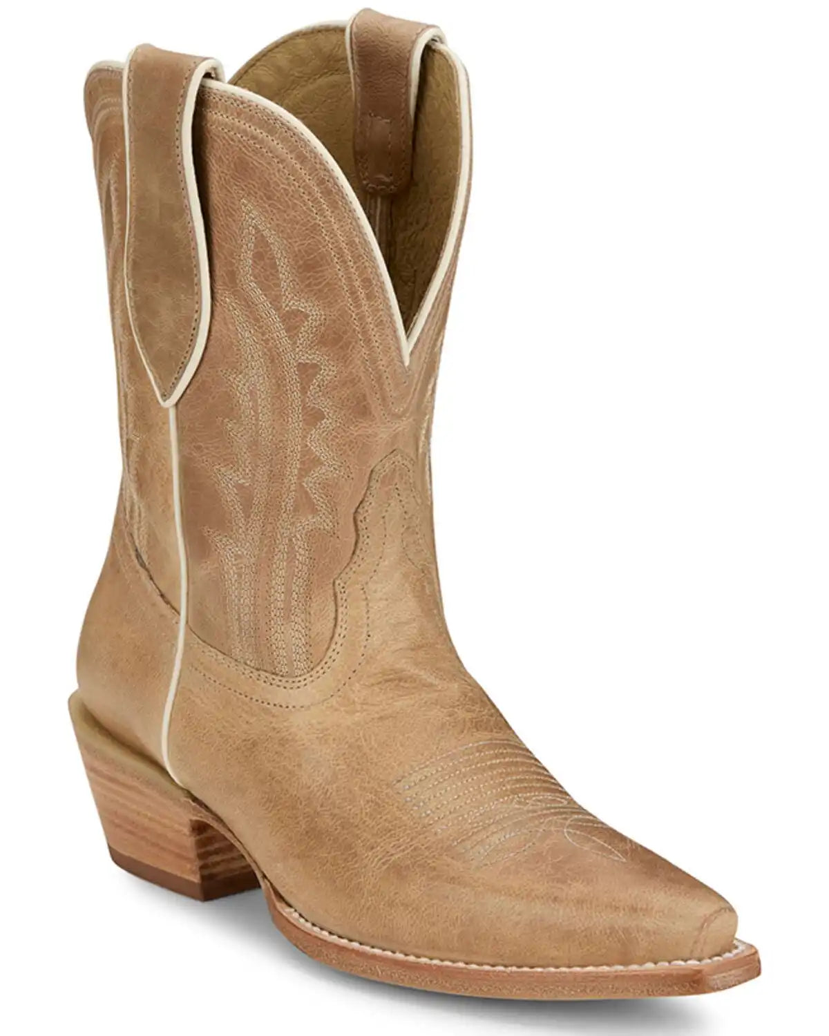 Tony Lama Women's Areli Western Booties - Snip Toe