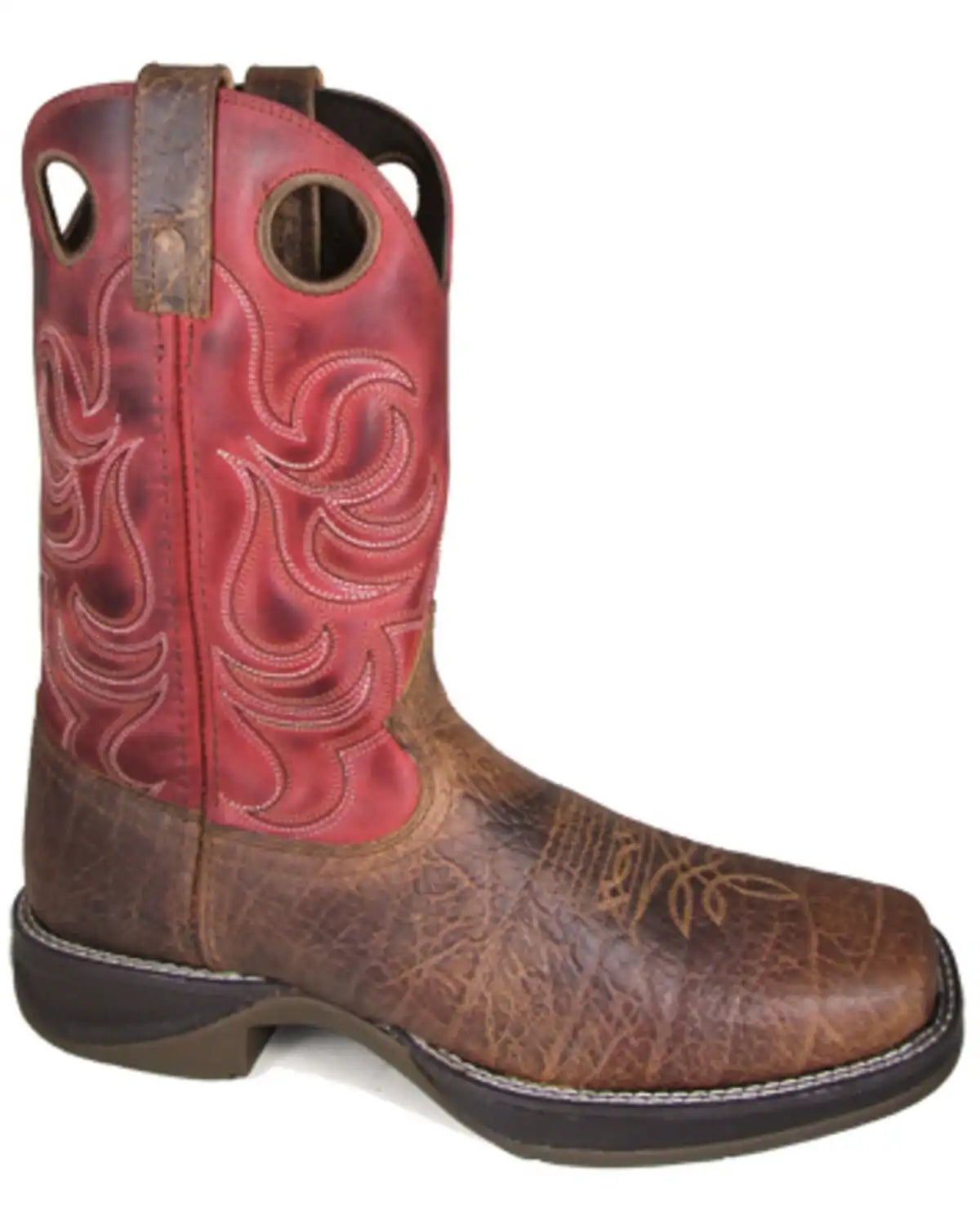 Smoky Mountain Men's Benton Western Boots - Broad Square Toe
