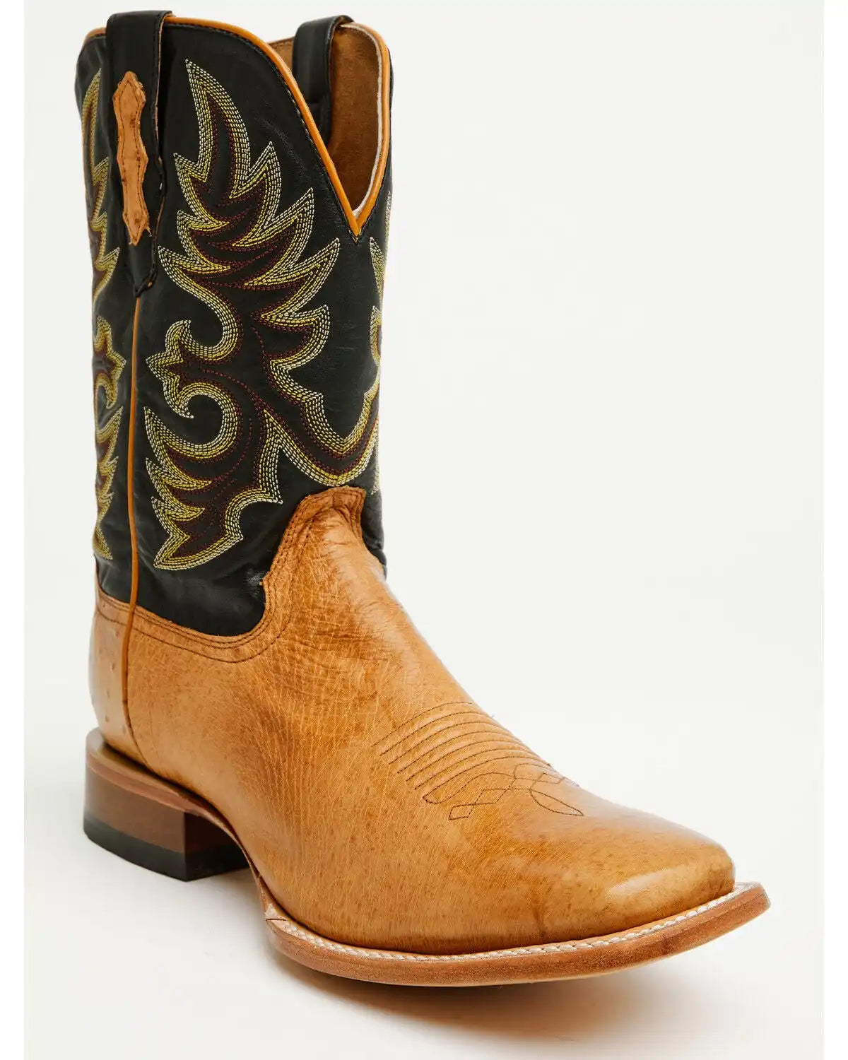 Cody James Men's Exotic Ostrich Western Boots - Broad Square Toe